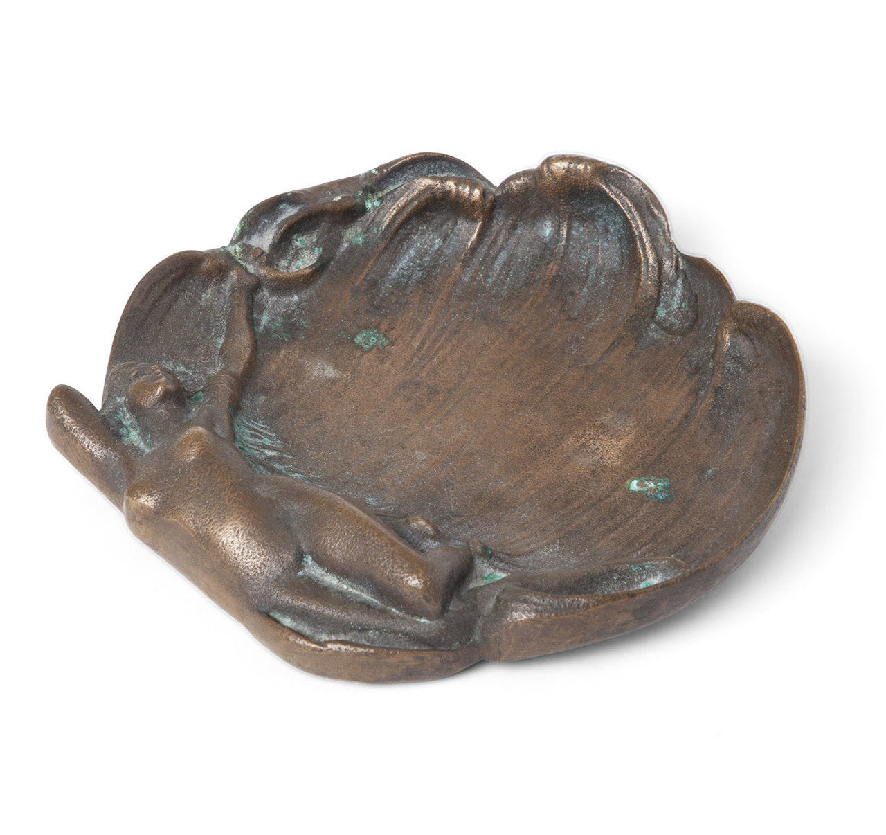 Art Nouveau Bronze Nymph Ashtray