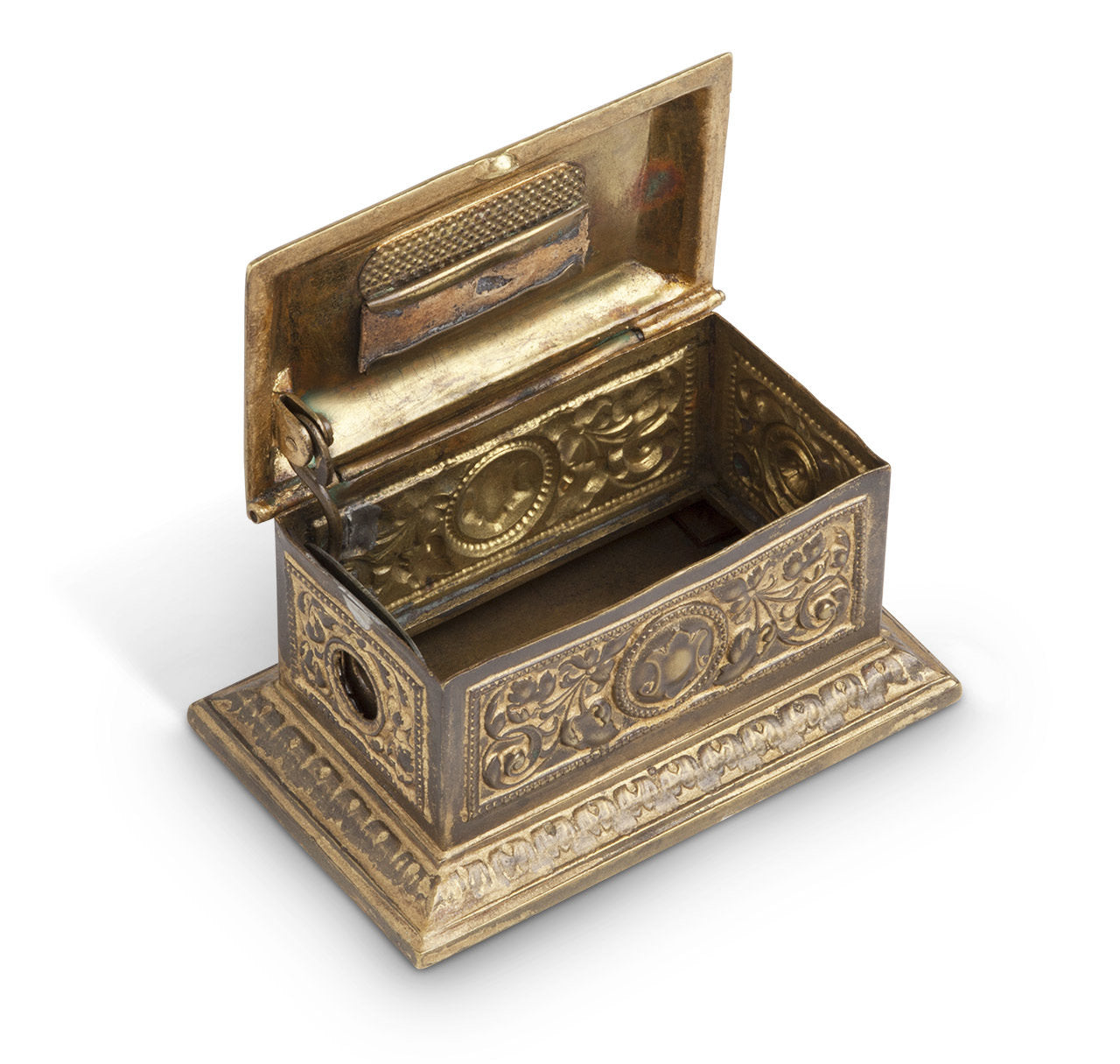 Brass Box Form Cigar Cutter