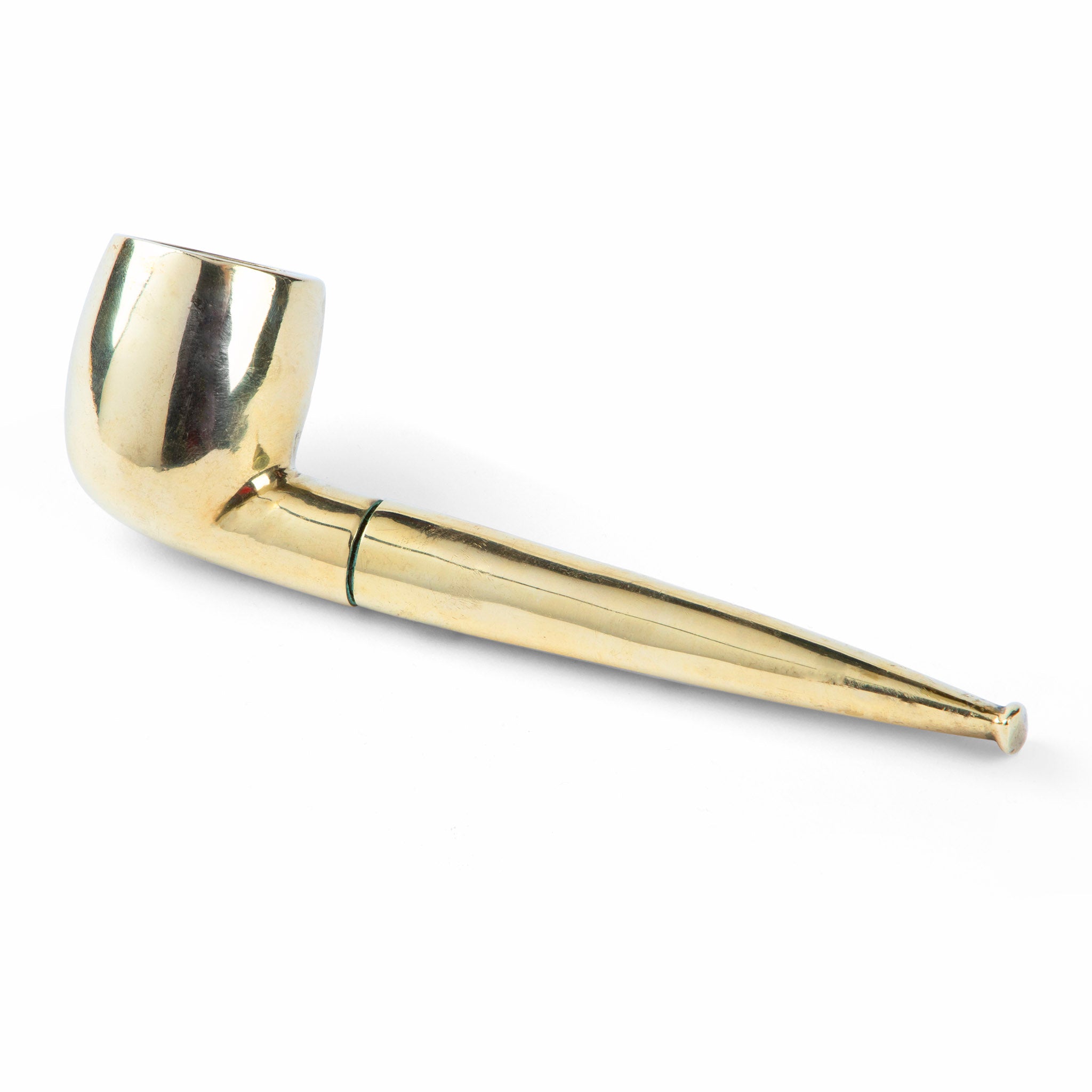 Brass Pipe Form Corkscrew & Bottle Opener