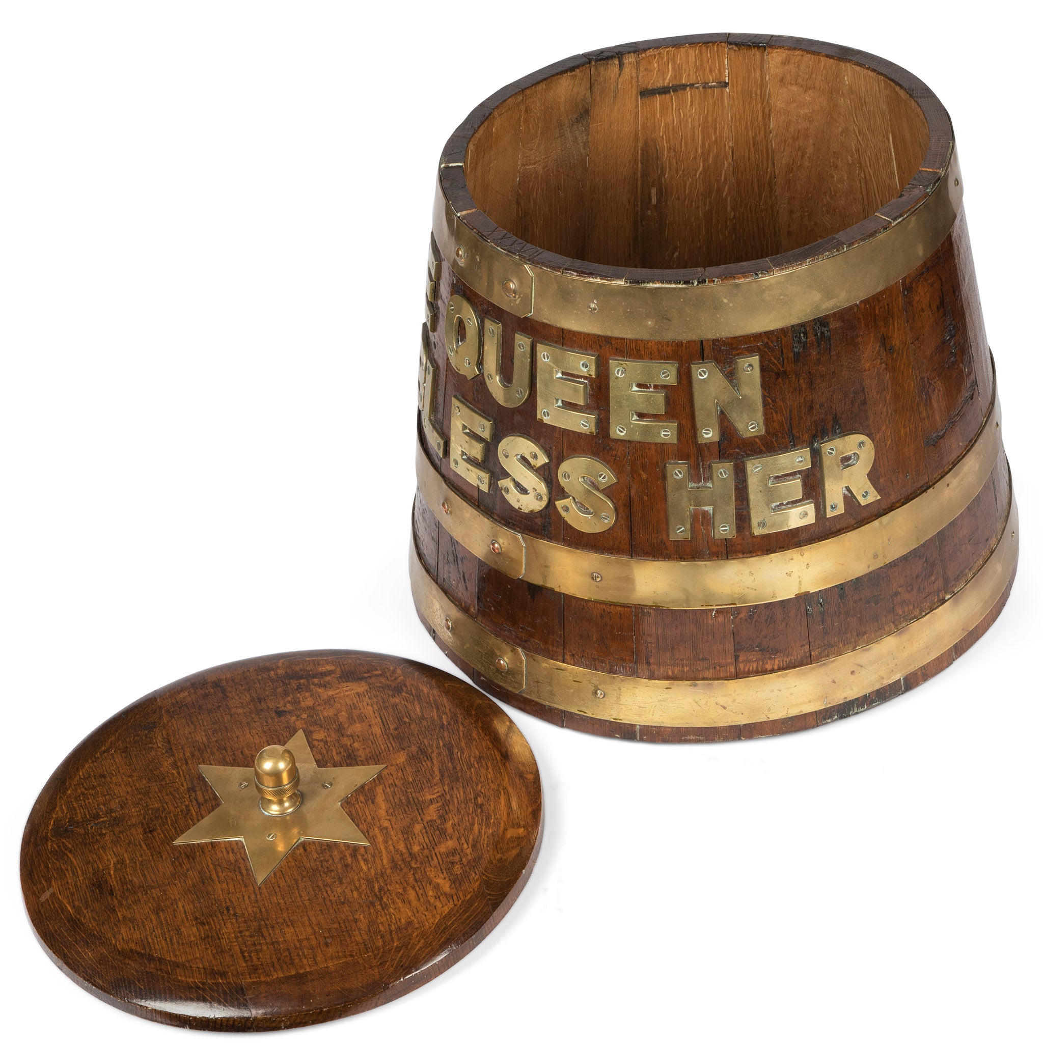 British Navy Grog Rum Barrel