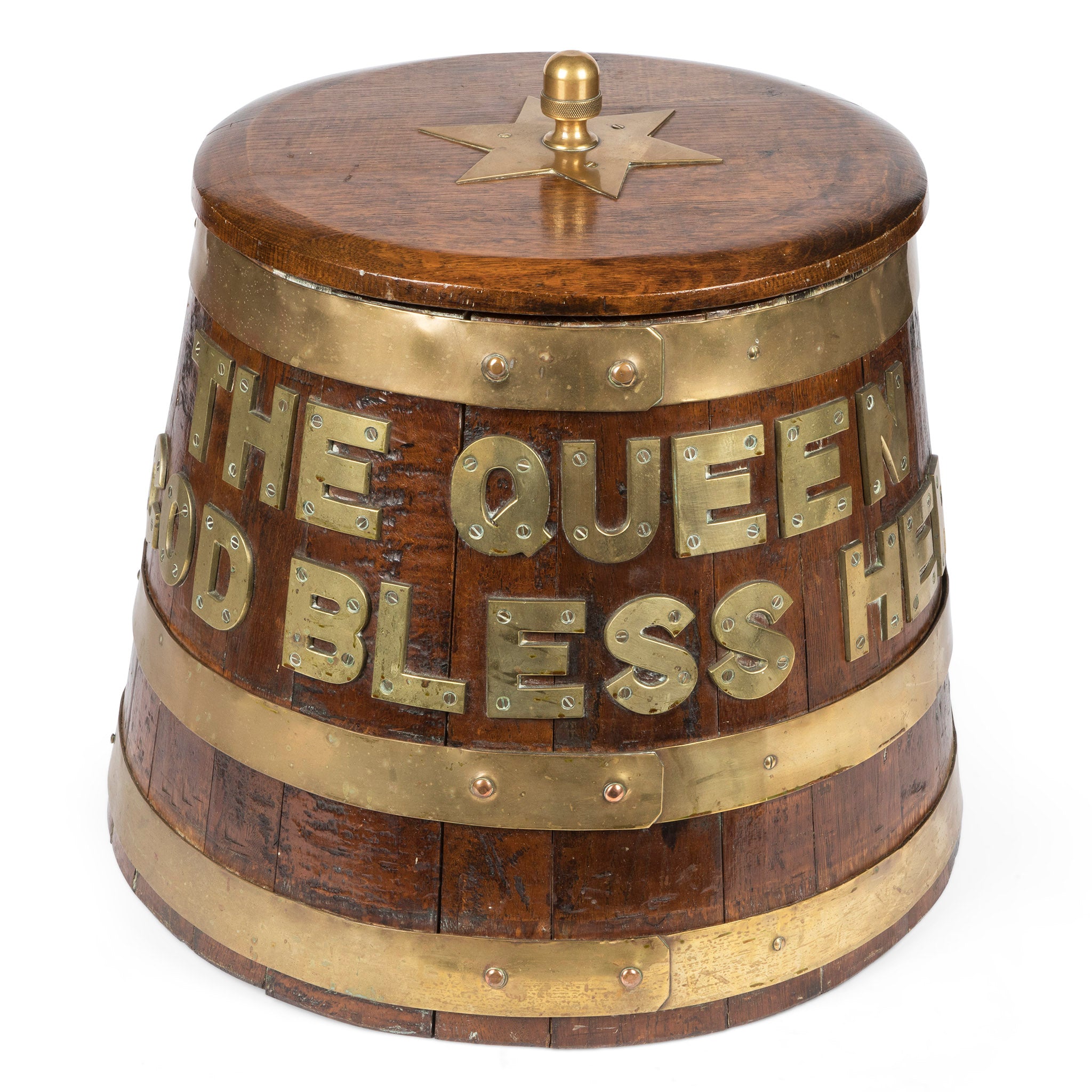 British Navy Grog Rum Barrel