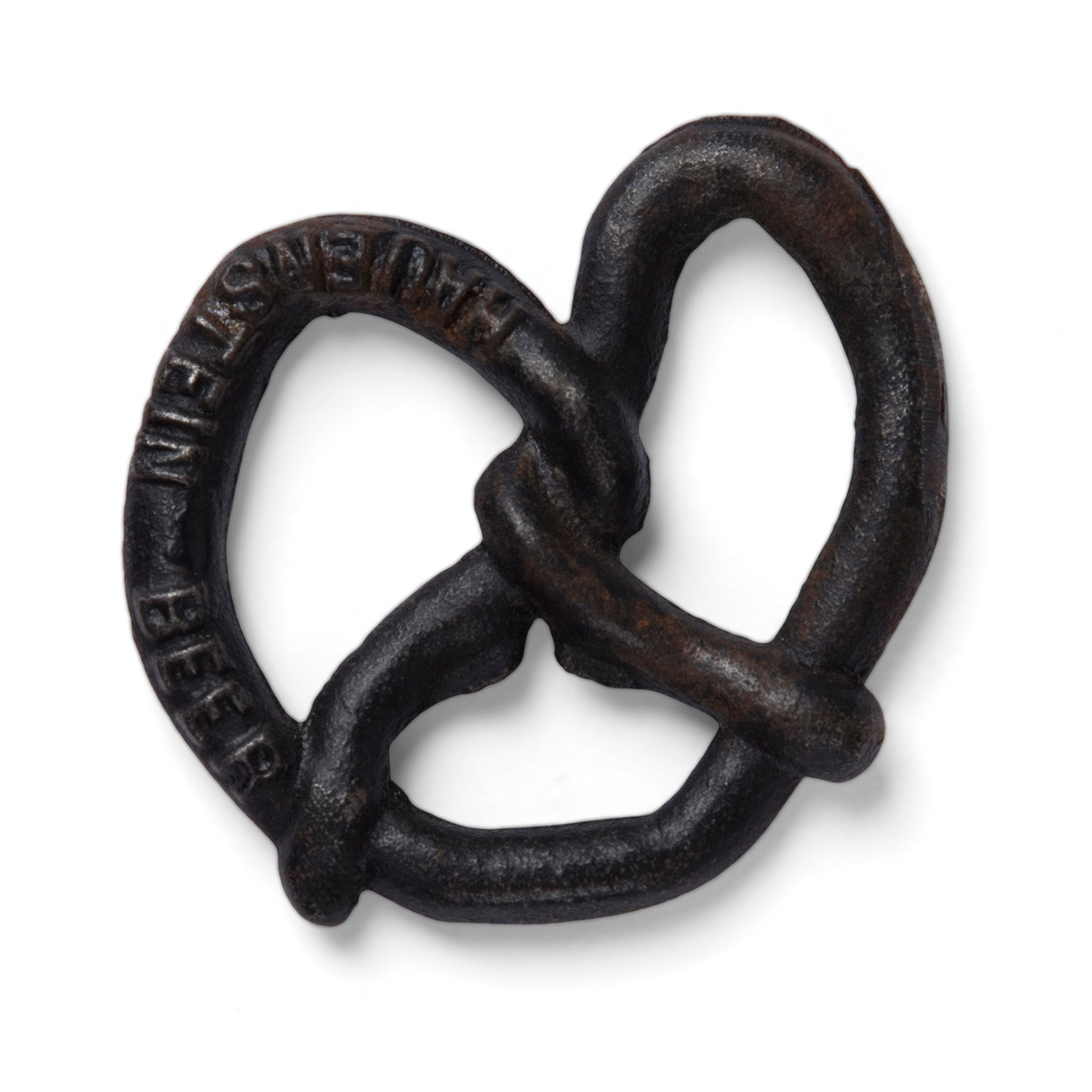 Vintage Hauenstein Beer Cast Iron Pretzel Bottle Opener
