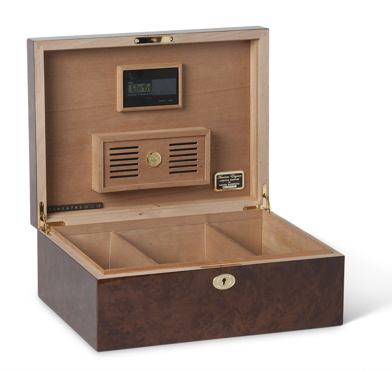 Daniel Marshall Signature 165 Burl Humidor