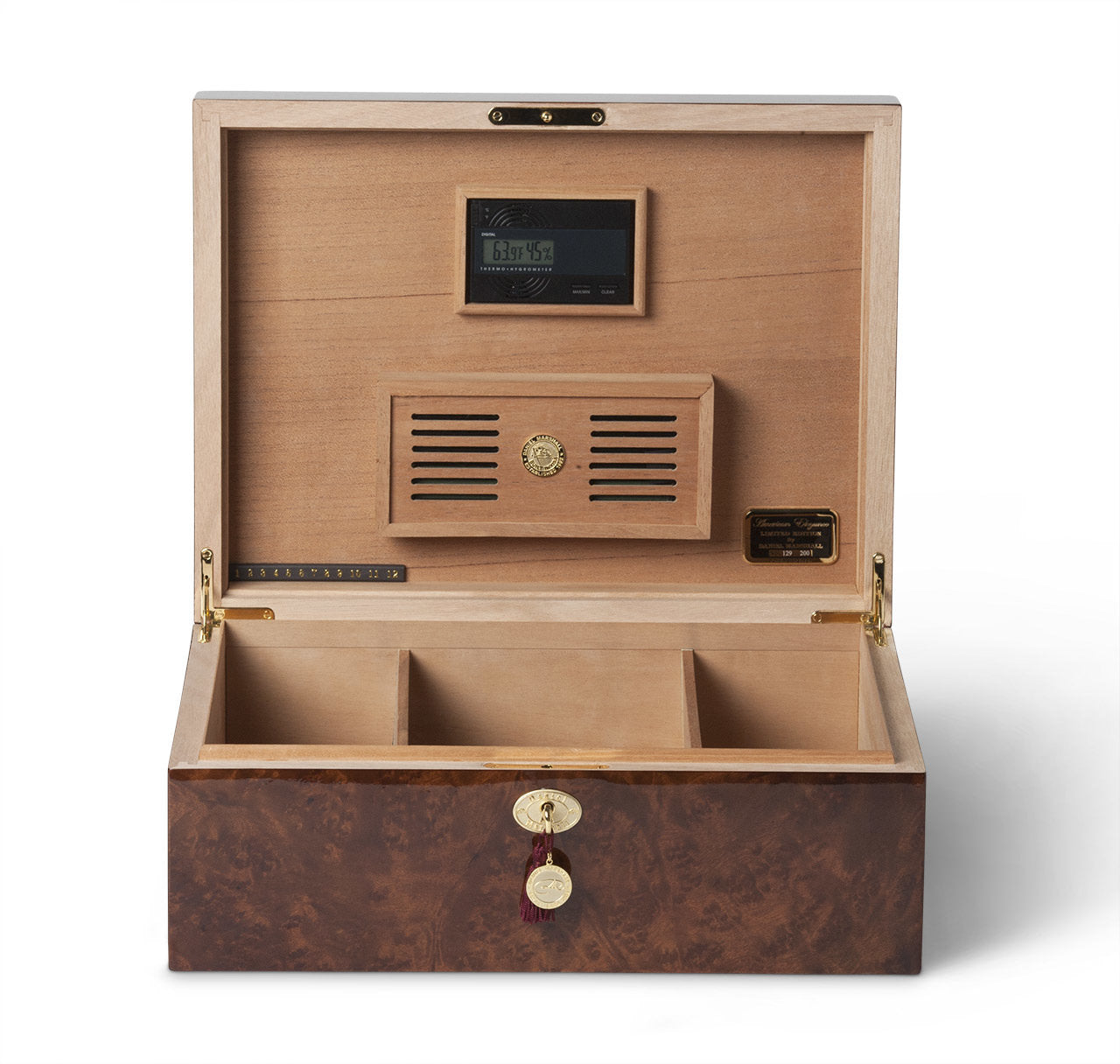 Daniel Marshall Signature 165 Burl Humidor