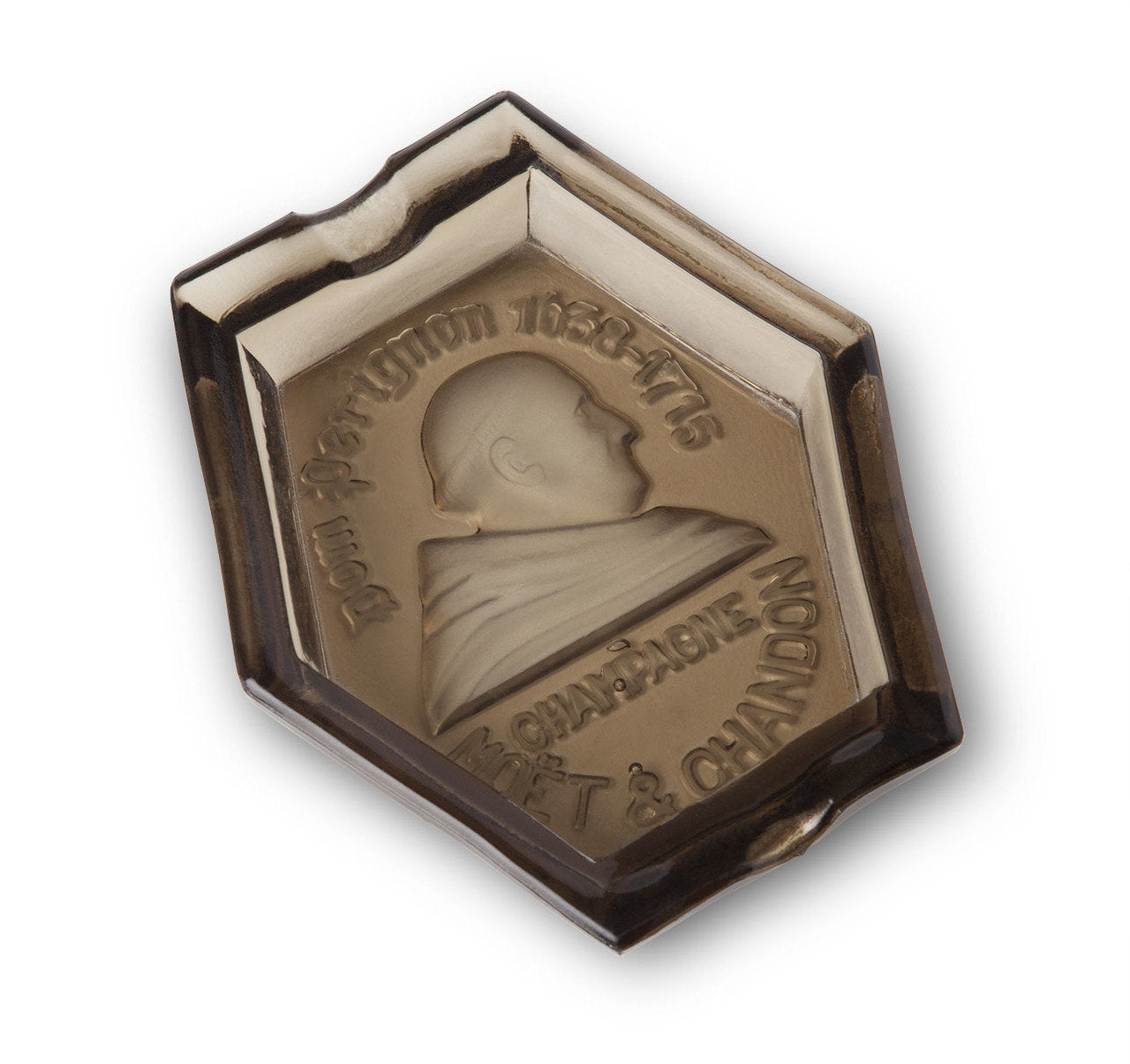 Dom Perignon Champagne Smoked Glass Ashtray