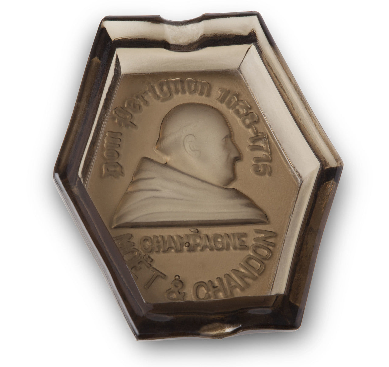 Dom Perignon Champagne Smoked Glass Ashtray