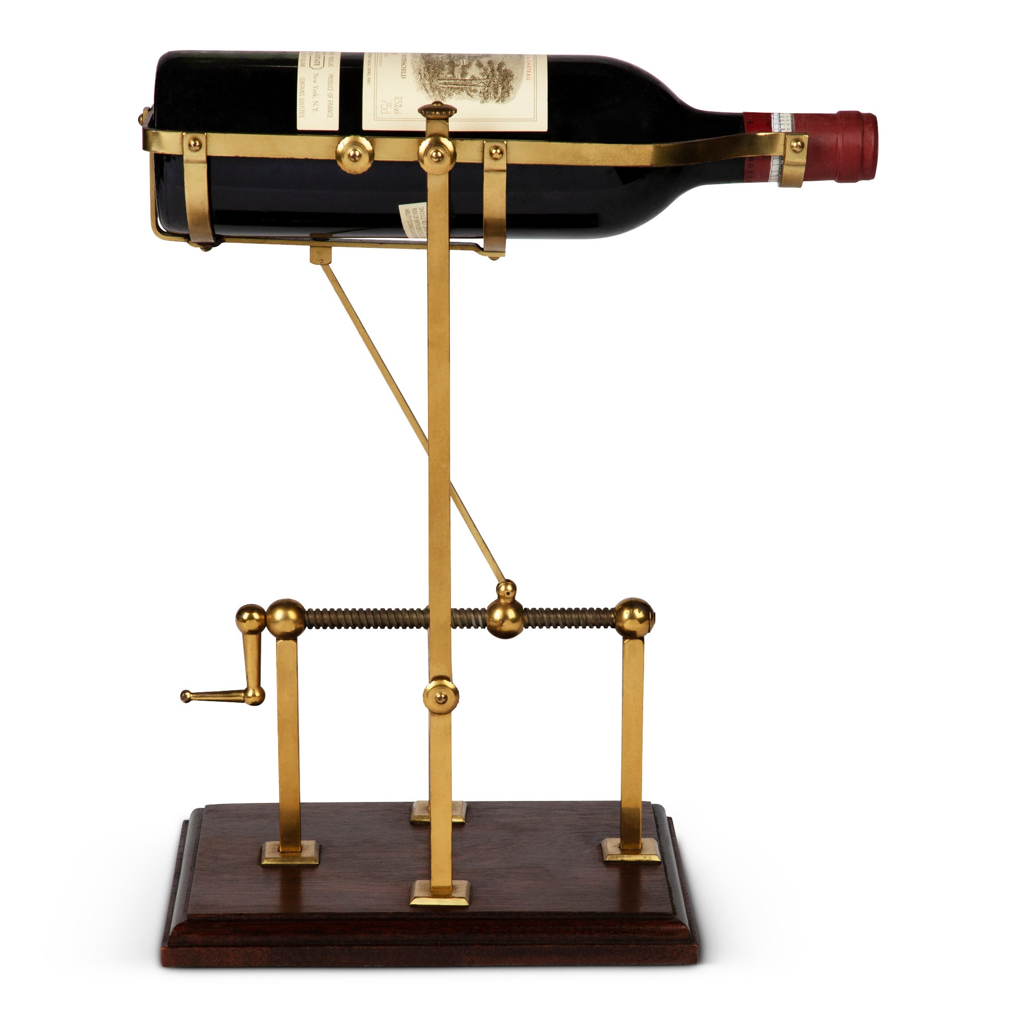 English Brass Mechanical Wine Pourer