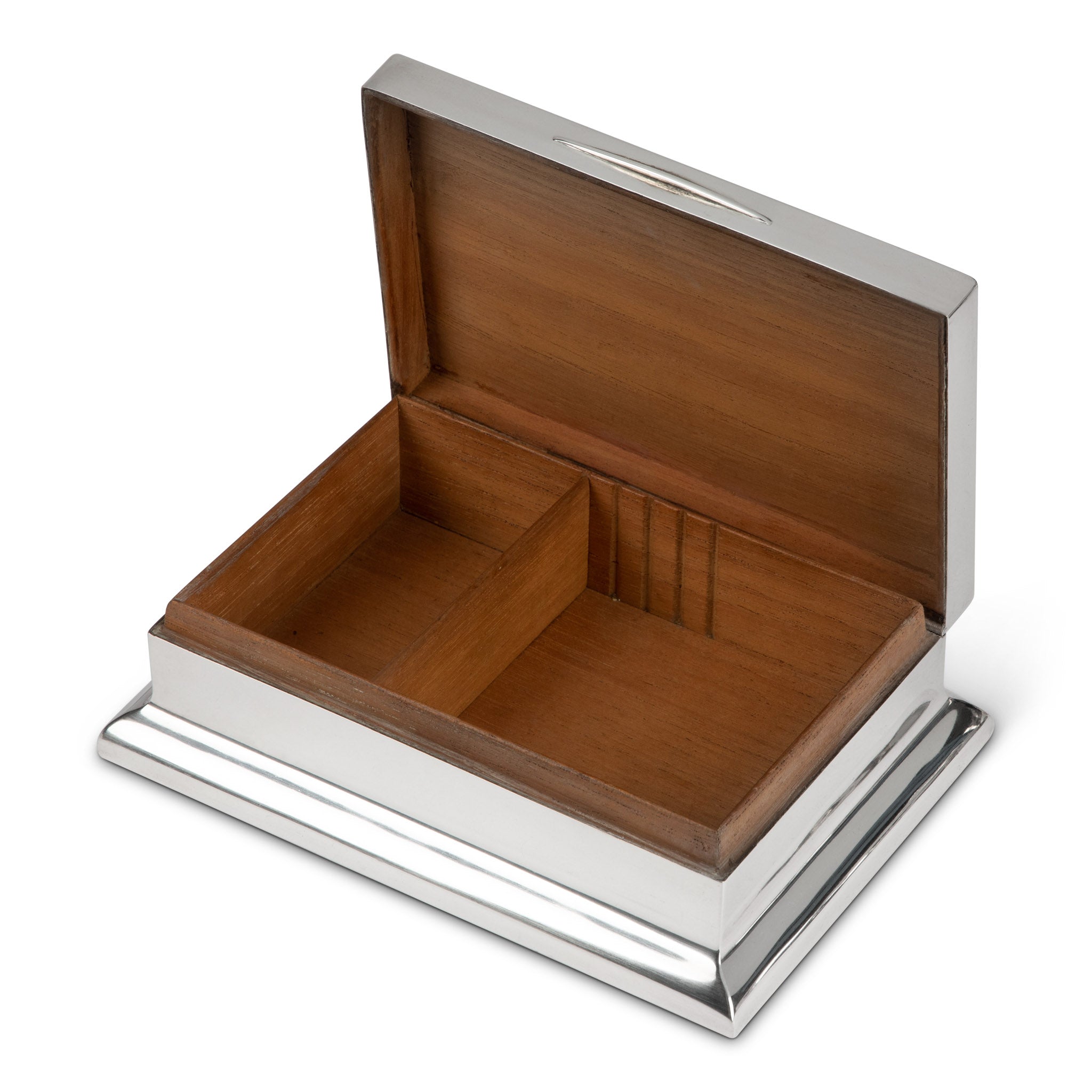 English Sterling Silver Cigar Box