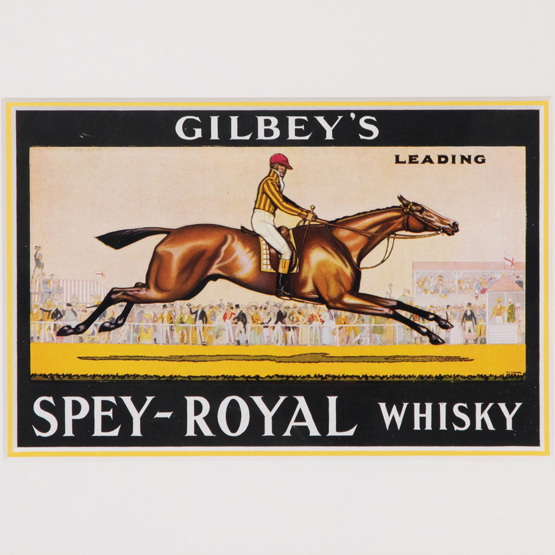 Gilbey's Spey-Royal Whisky Label