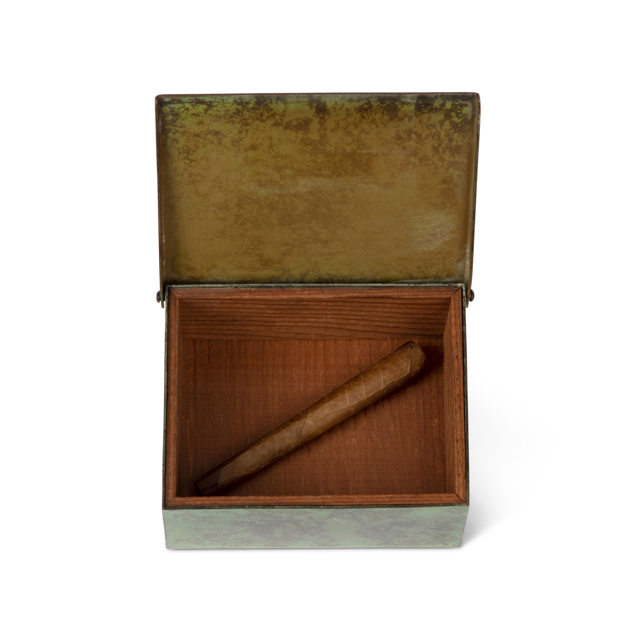 Heintz Sterling Bronze Cigarette Box