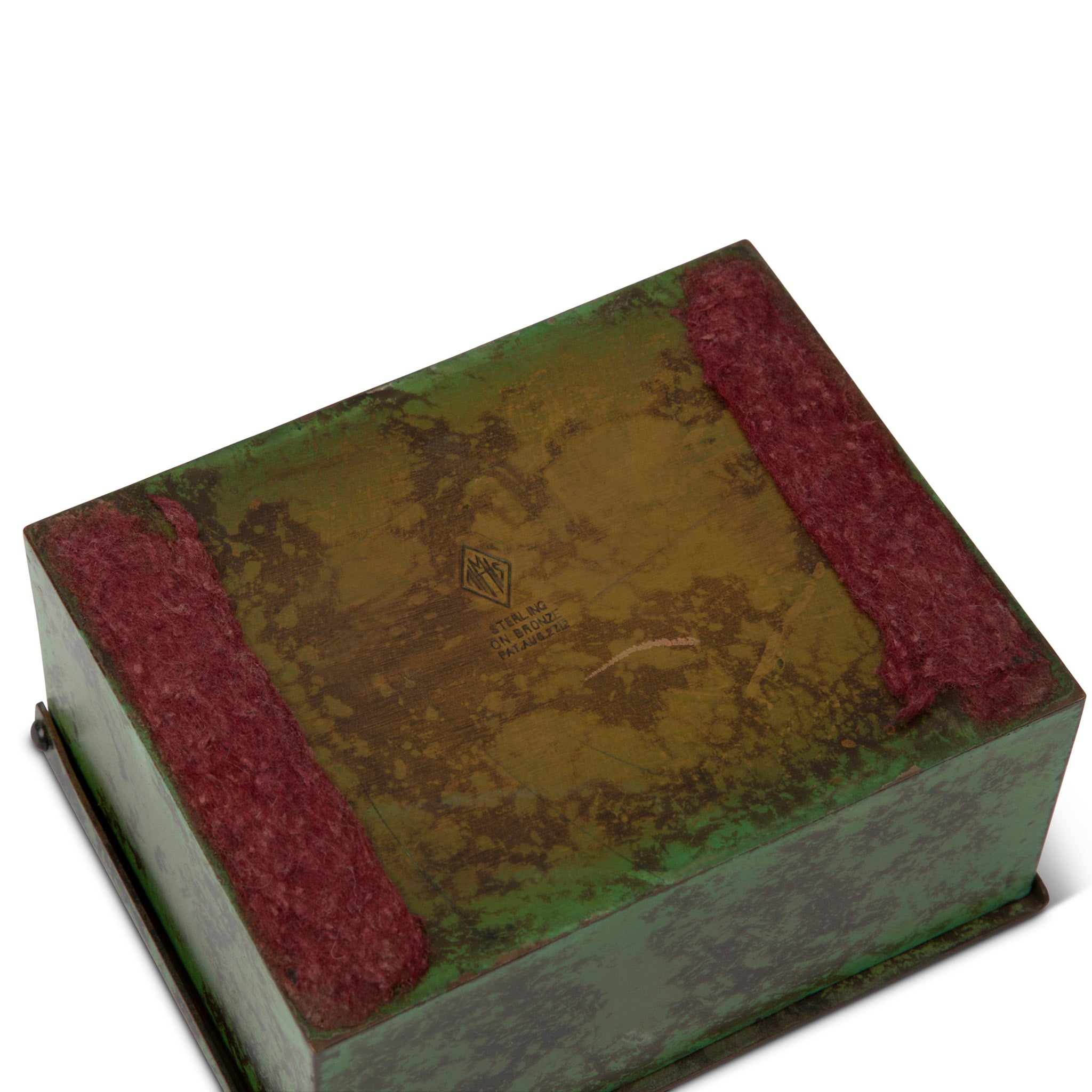 Heintz Sterling Bronze Cigarette Box