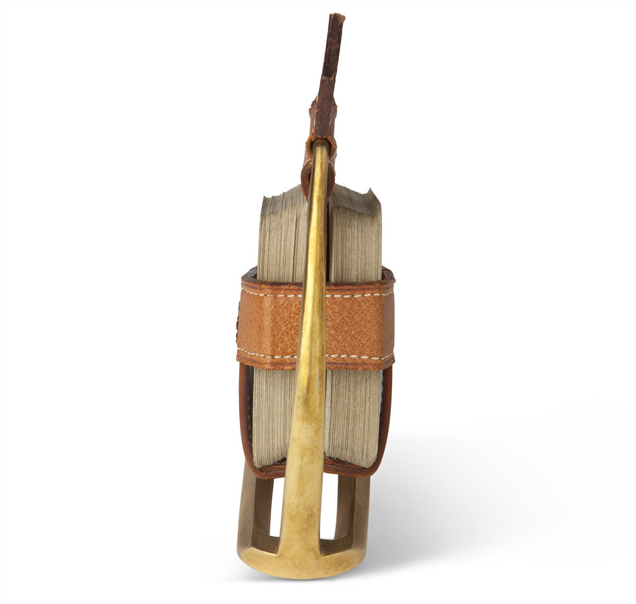 Jacques Adnet Stirrup Cigarette Box & Card Holder