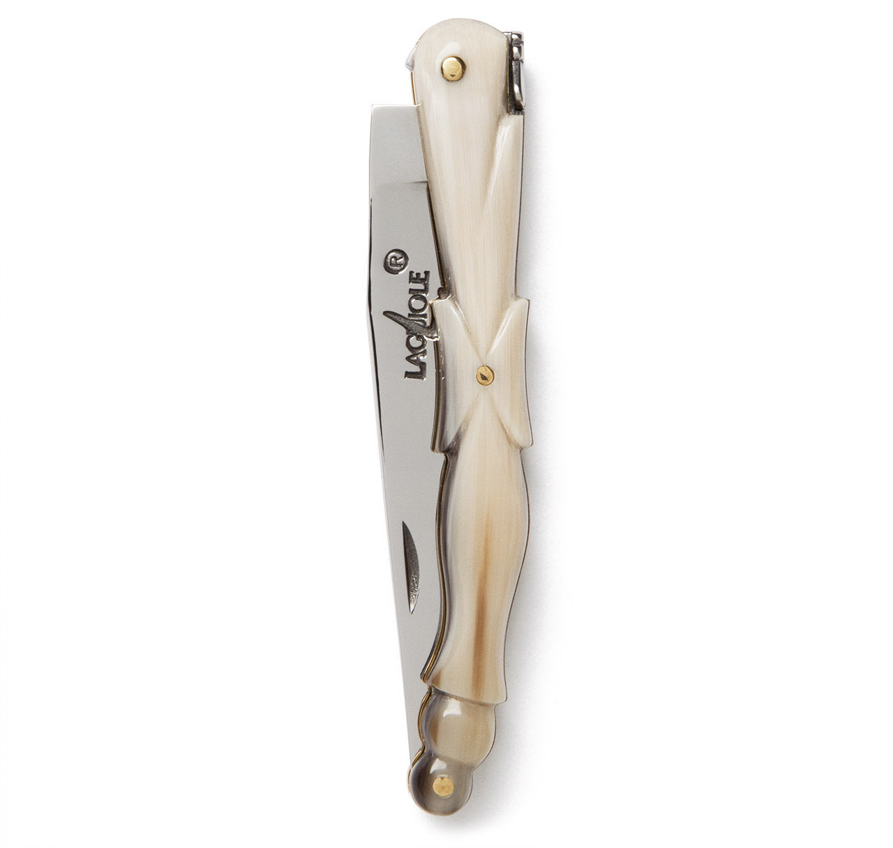 Laguiole Pigeon Wing Pocketknife in Horn