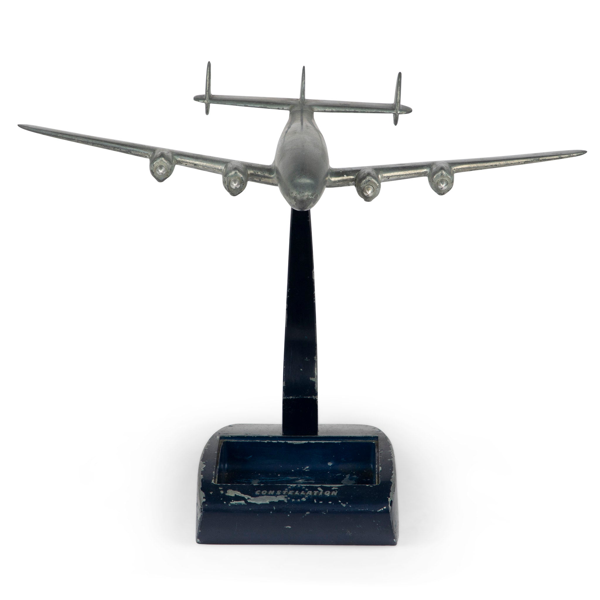 Lockheed Constellation Airplane Desk Model Ashtray