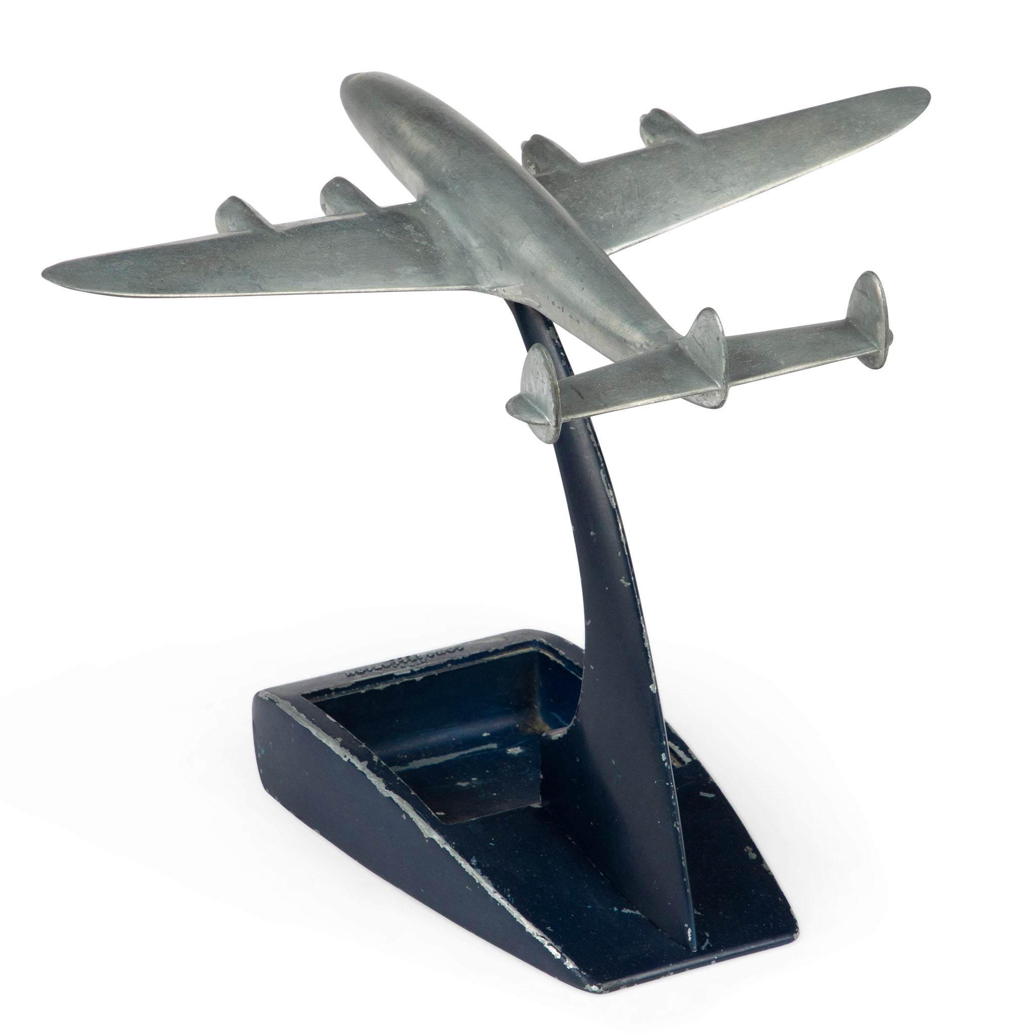 Lockheed Constellation Airplane Desk Model Ashtray