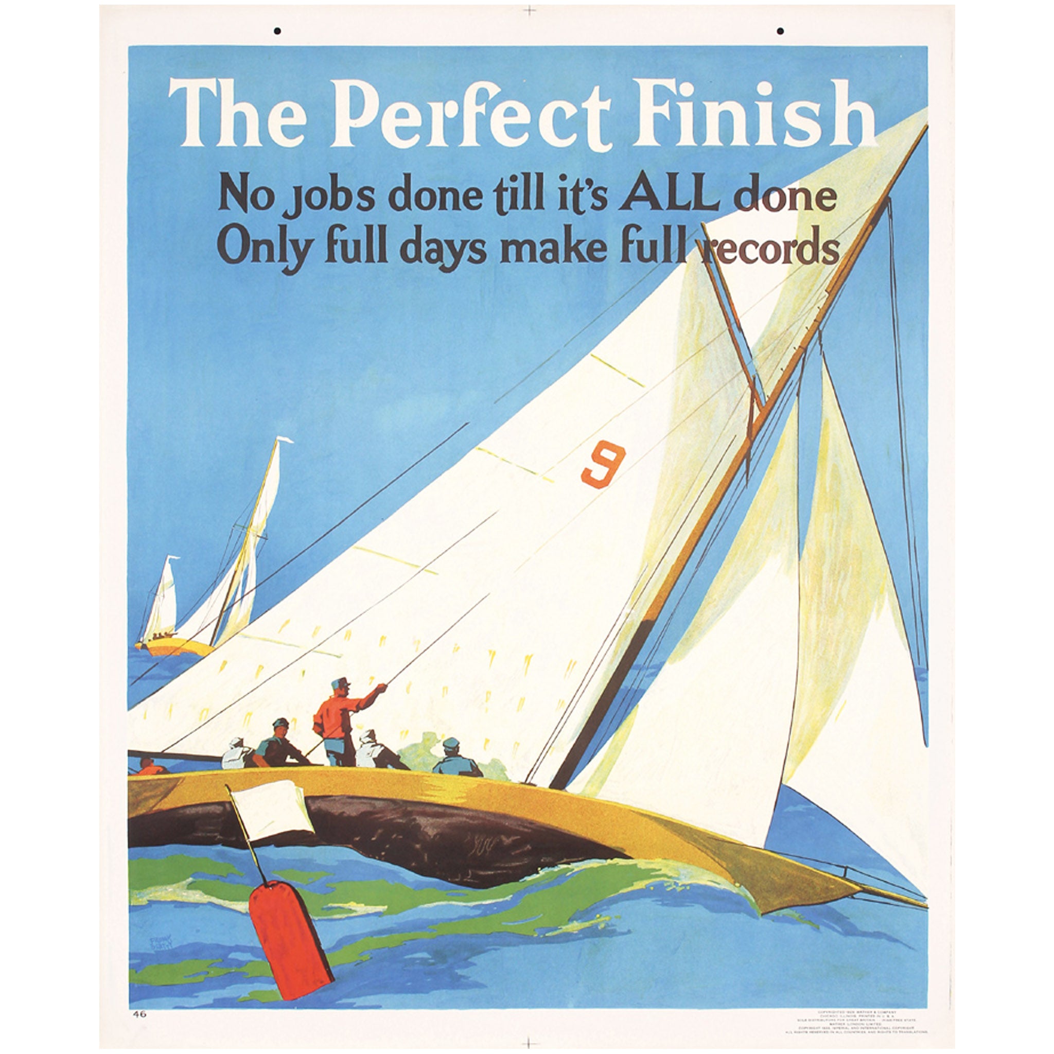 The Perfect Finish Mather Work Incentive Original Poster