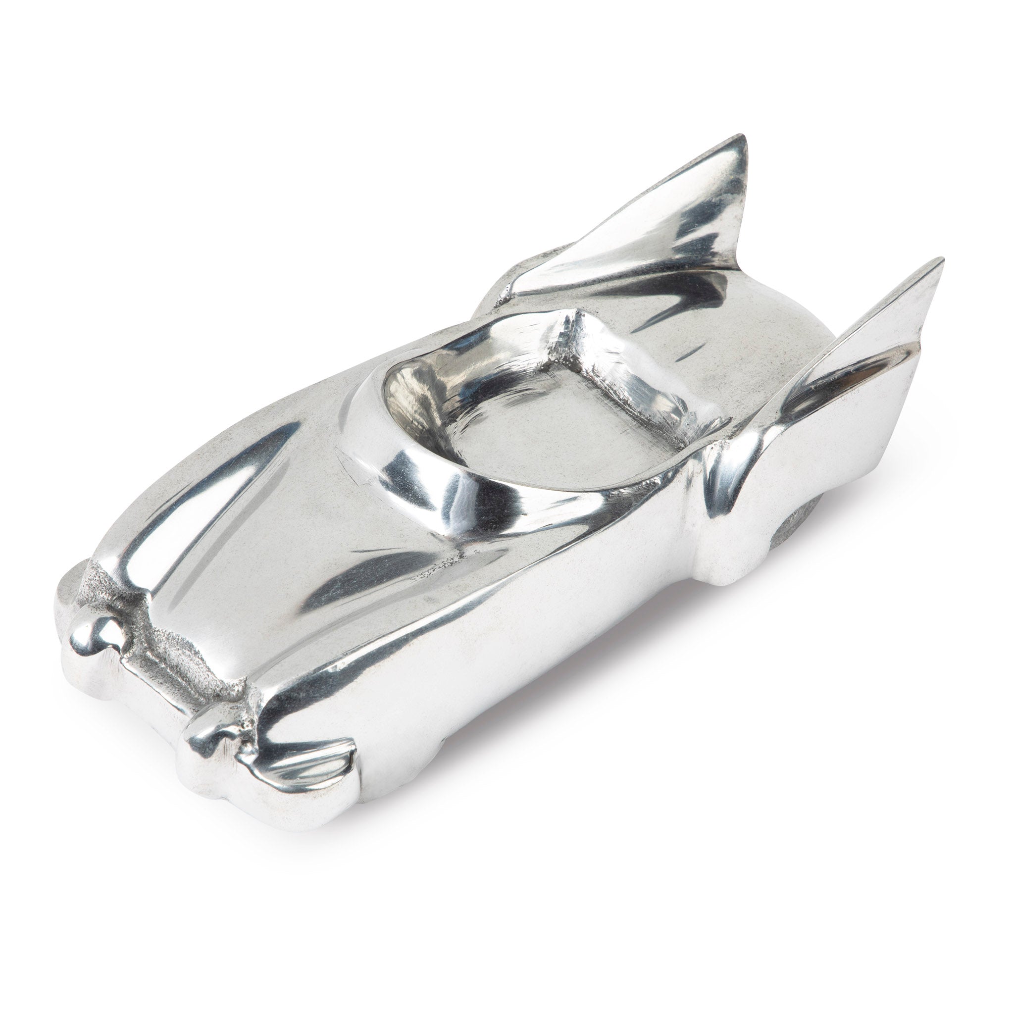 Midcentury Streamlined "Batmobile" Ashtray