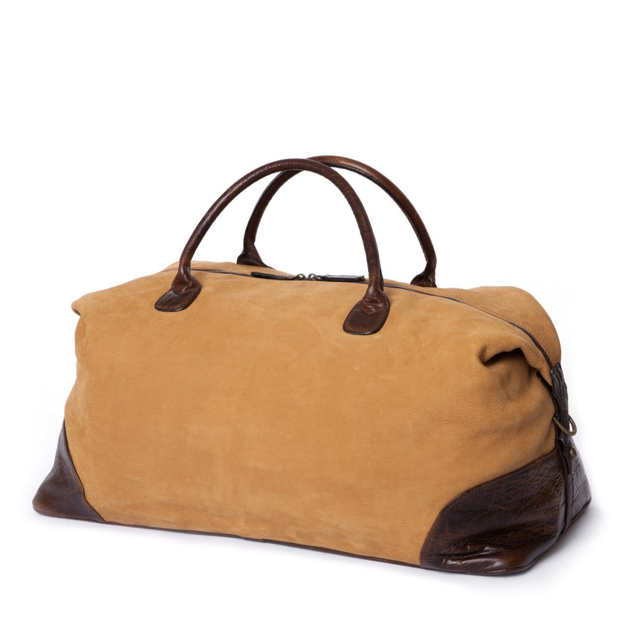 Moore & Giles Benedict Weekend Bag Nubuck Tan