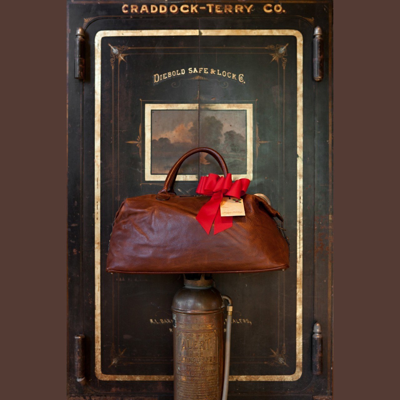 Moore & Giles Benedict Weekend Bag Titan Mulled Brown