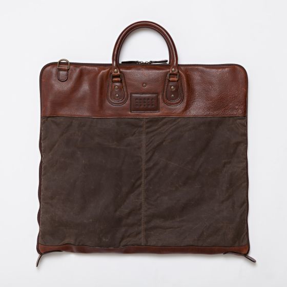 Moore & Giles Gravely Garment Bag - Waxwear Rangertan