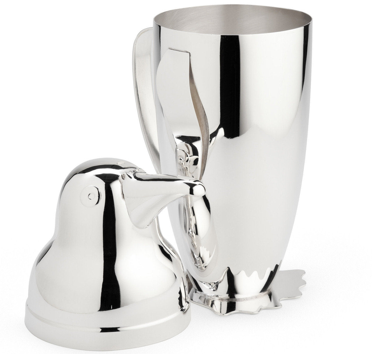 Napier Silver-Plated Penguin Cocktail Shaker