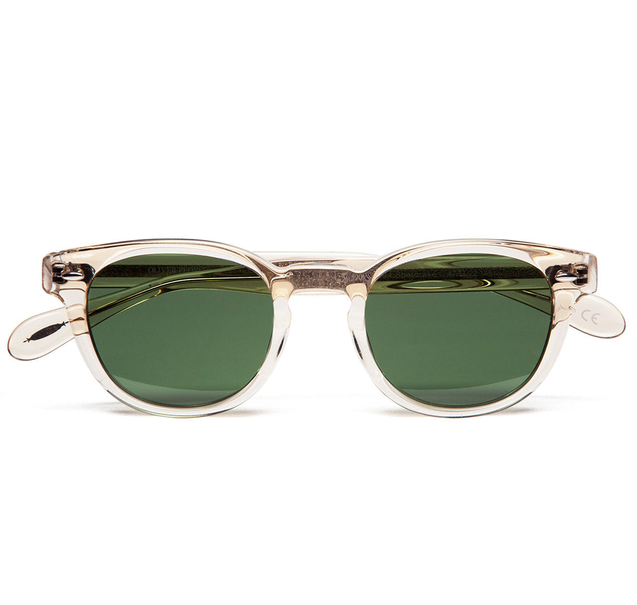 Oliver Peoples Sheldrake Buff with Green C Mineral Glass