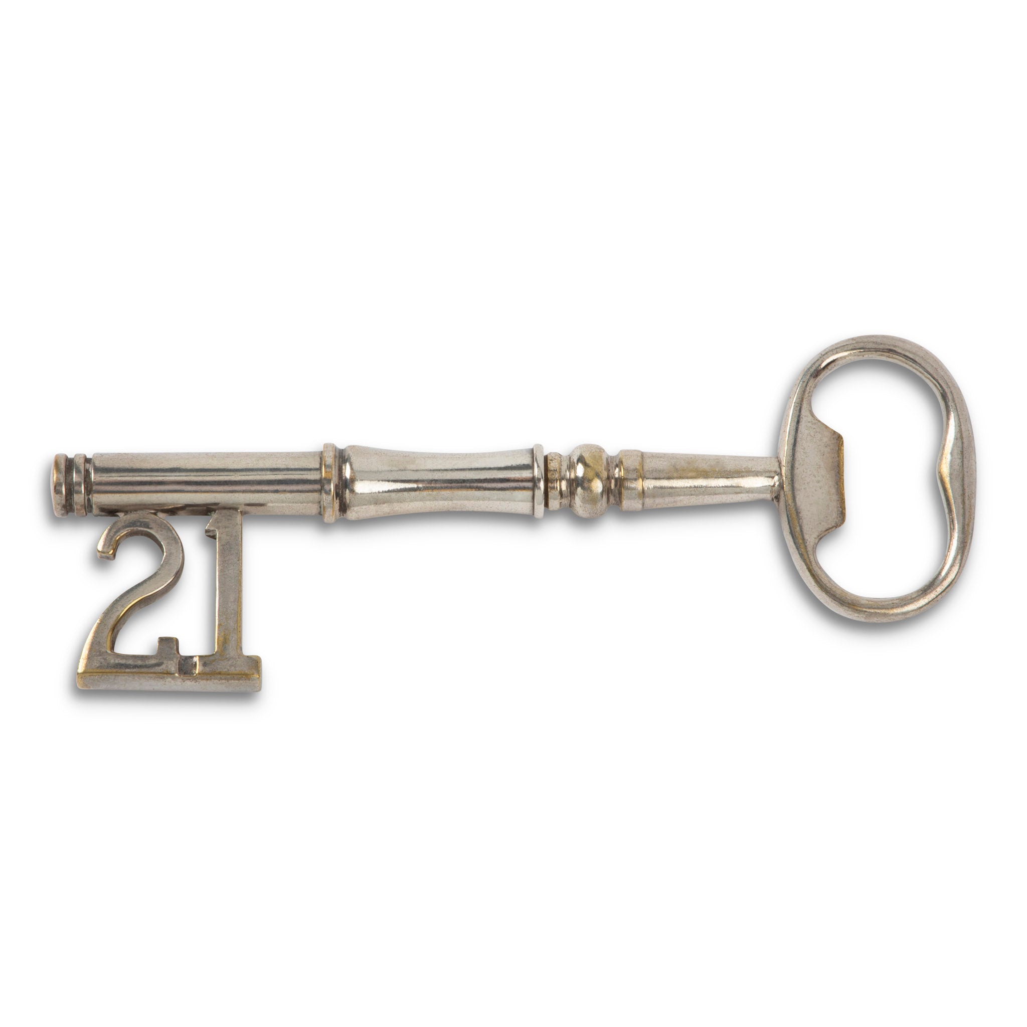P.H. Vogel & Co. Silver '21' Club Bottle Opener Corkscrew Key