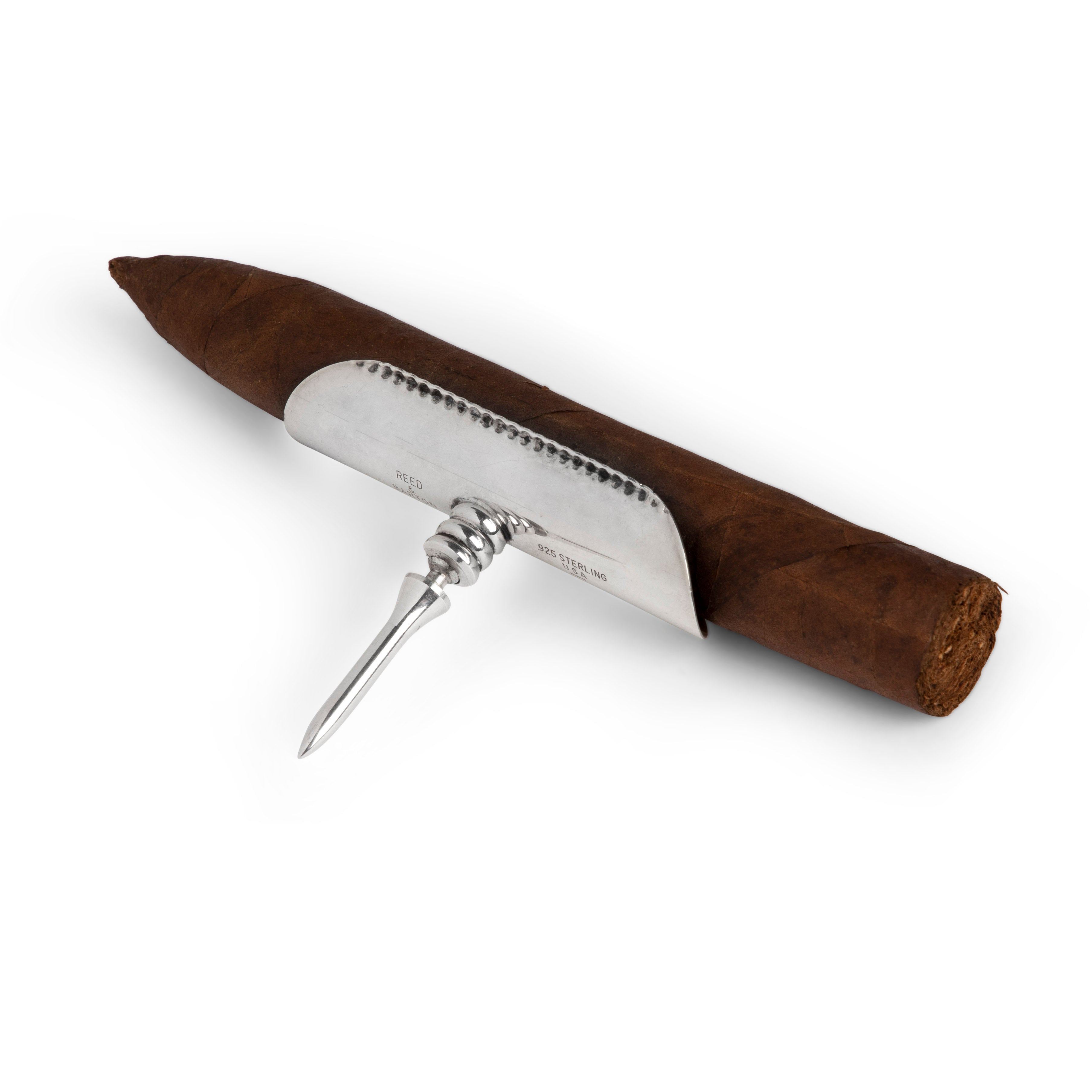 Reed & Barton Sterling Silver Golf Tee Cigar Holder