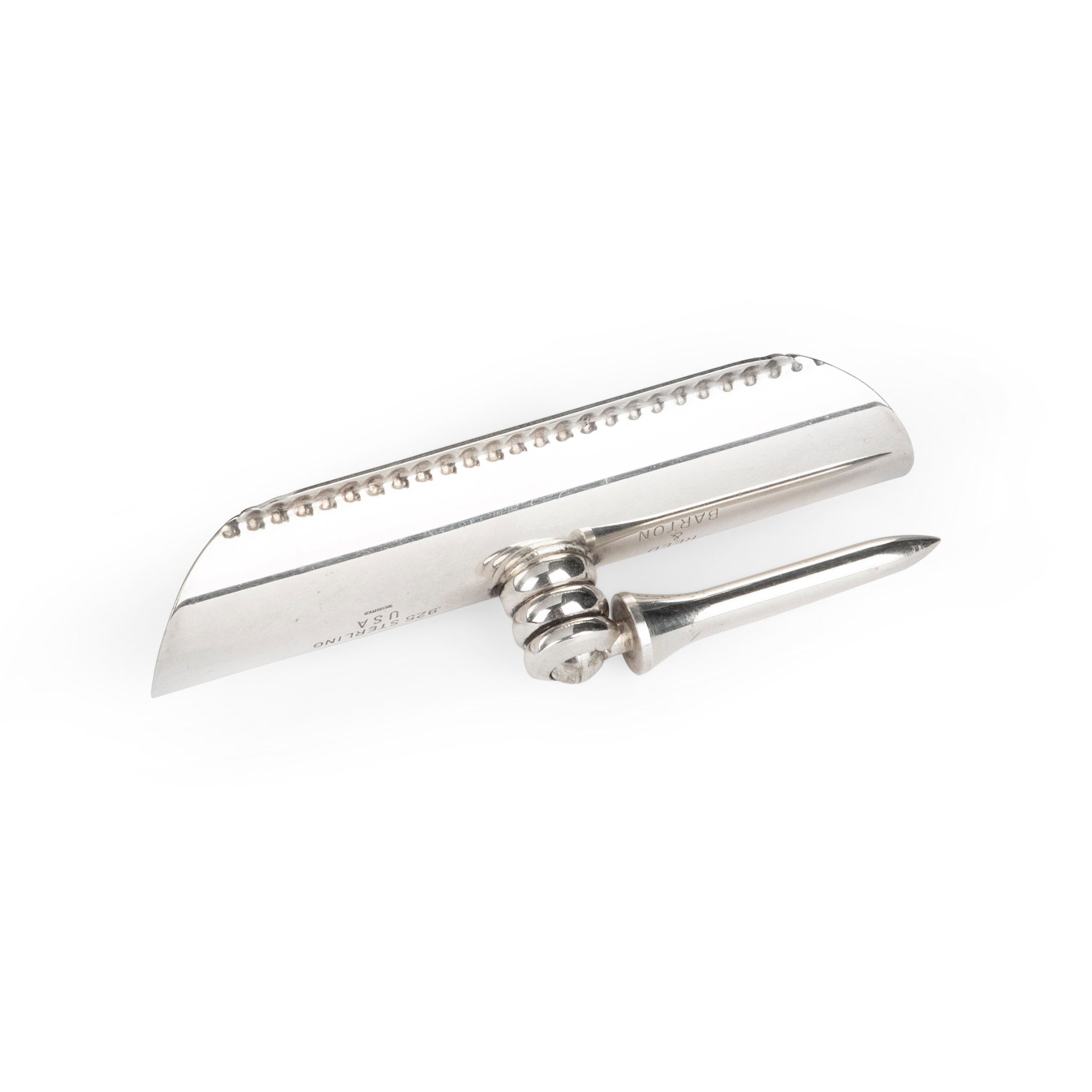 Reed & Barton Sterling Silver Golf Tee Cigar Holder
