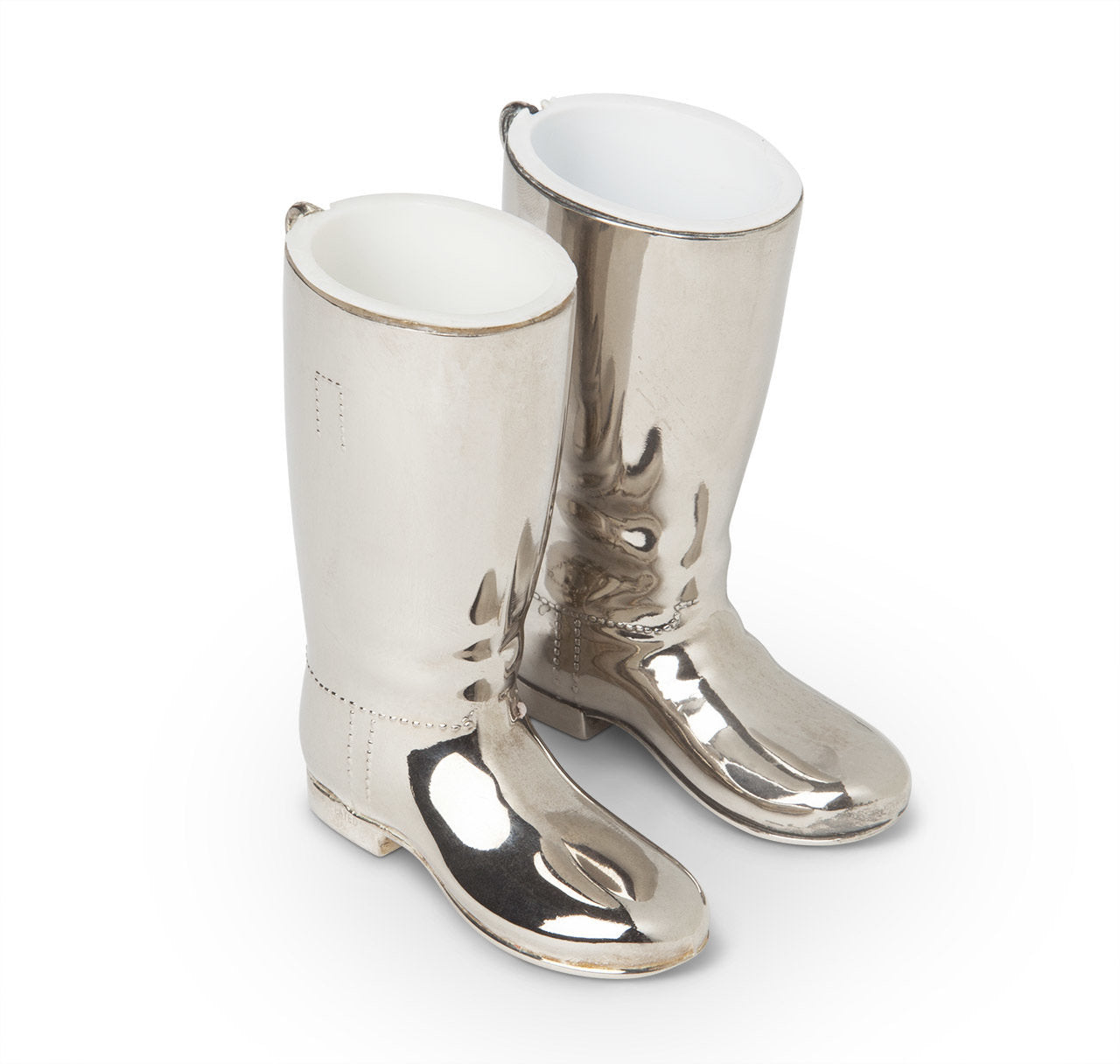 Vintage Silver Riding Boot Figural Jigger Set