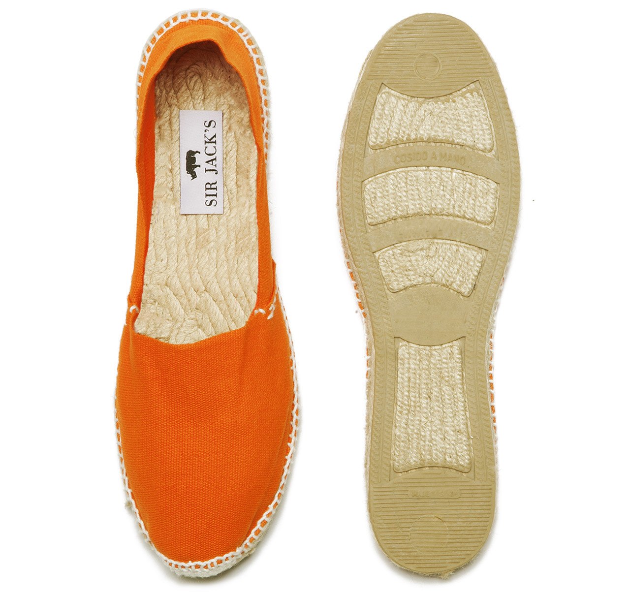 Sir Jack's Blaze Orange Espadrilles