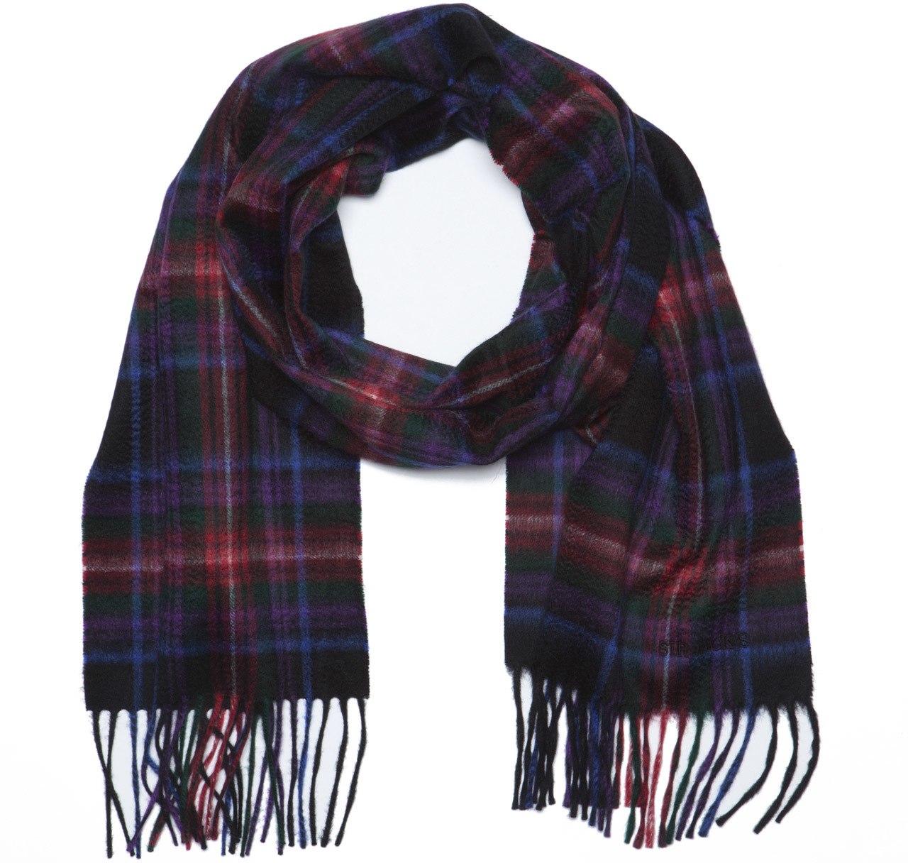 100% Cashmere Scarf Tartan Royal Stewart Red - Made In Scotland by Glen  Isla : : Clothing, Shoes & Accessories