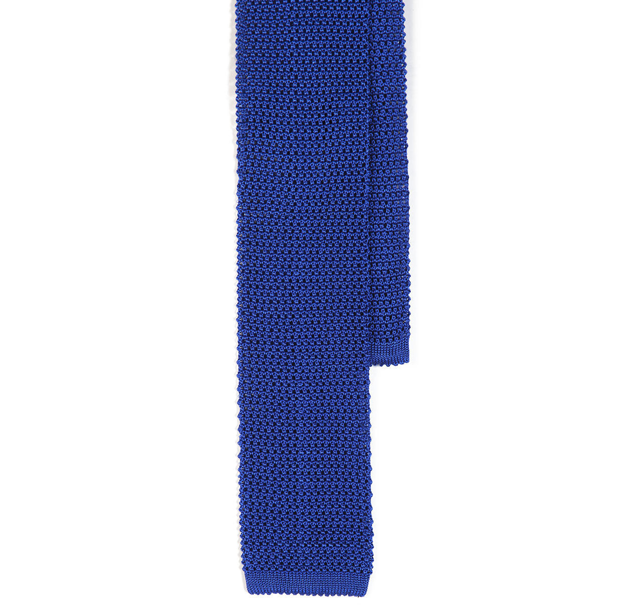 Sir Jack's Classic Knit Silk Tie in Lagoon Blue