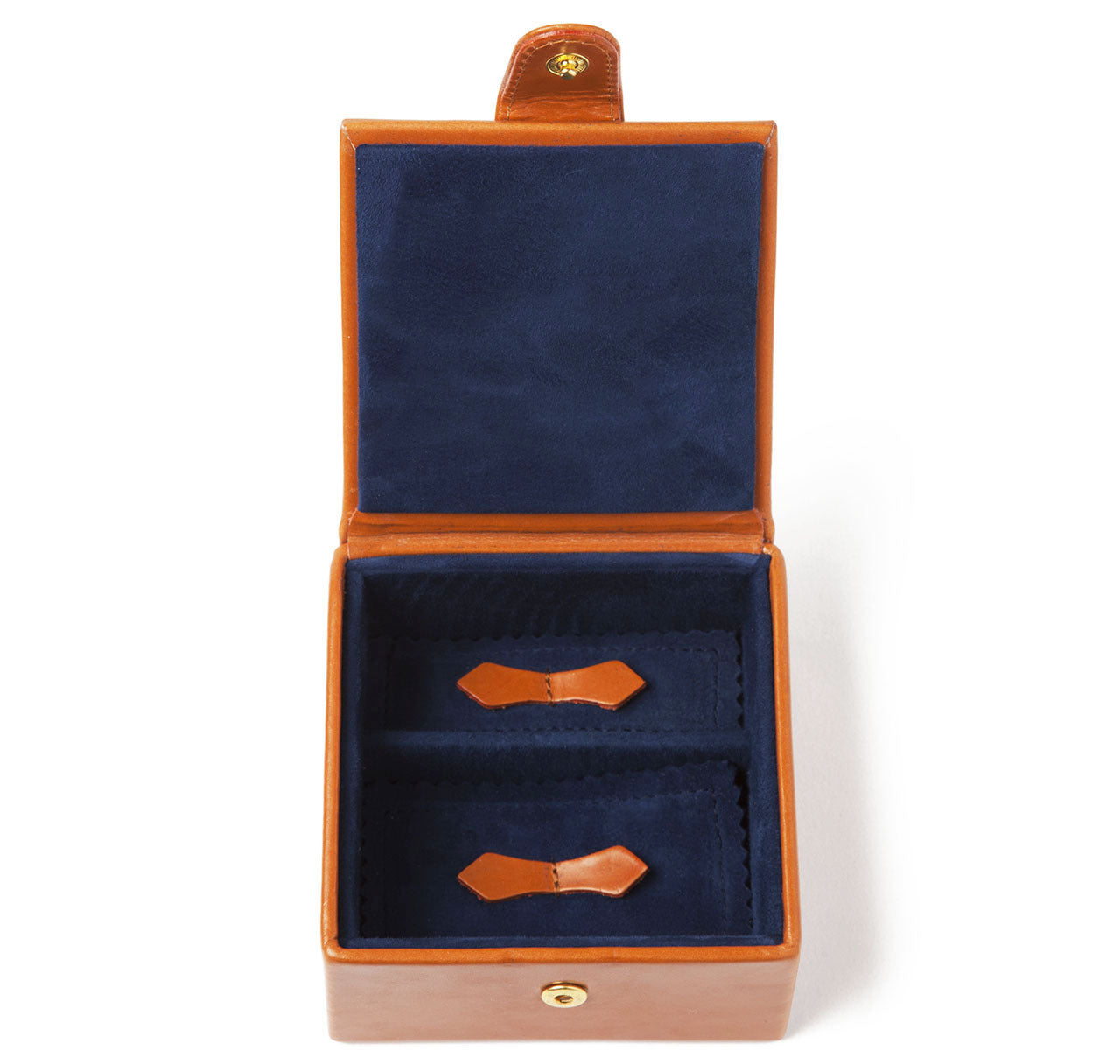 Sir Jack's London Tan Leather Medium Stud Box