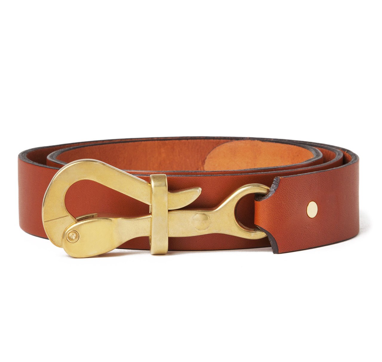 Sir Jack's Pelican Hook Belt in Tan Leather