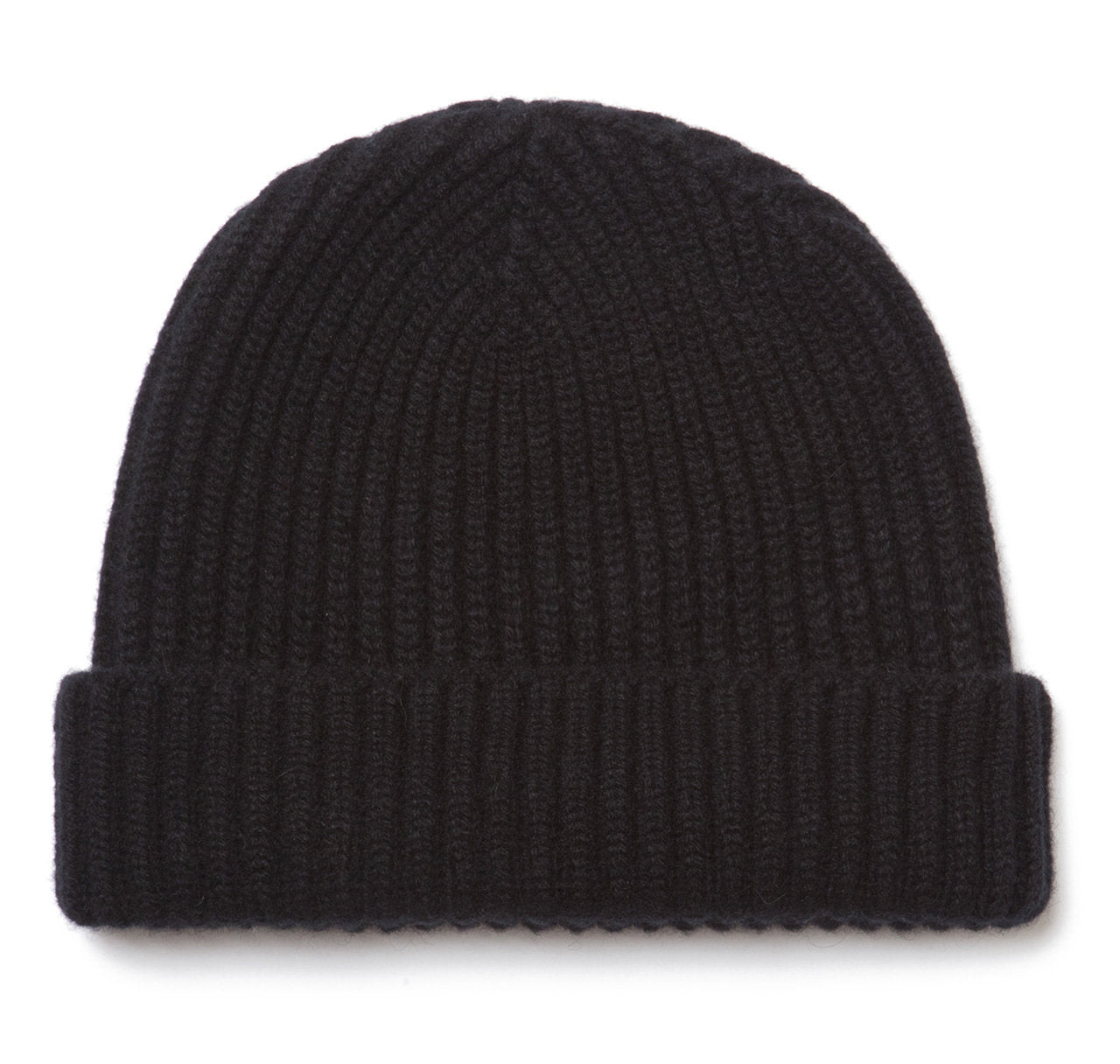 Classic Pure Cashmere Black Watch Cap