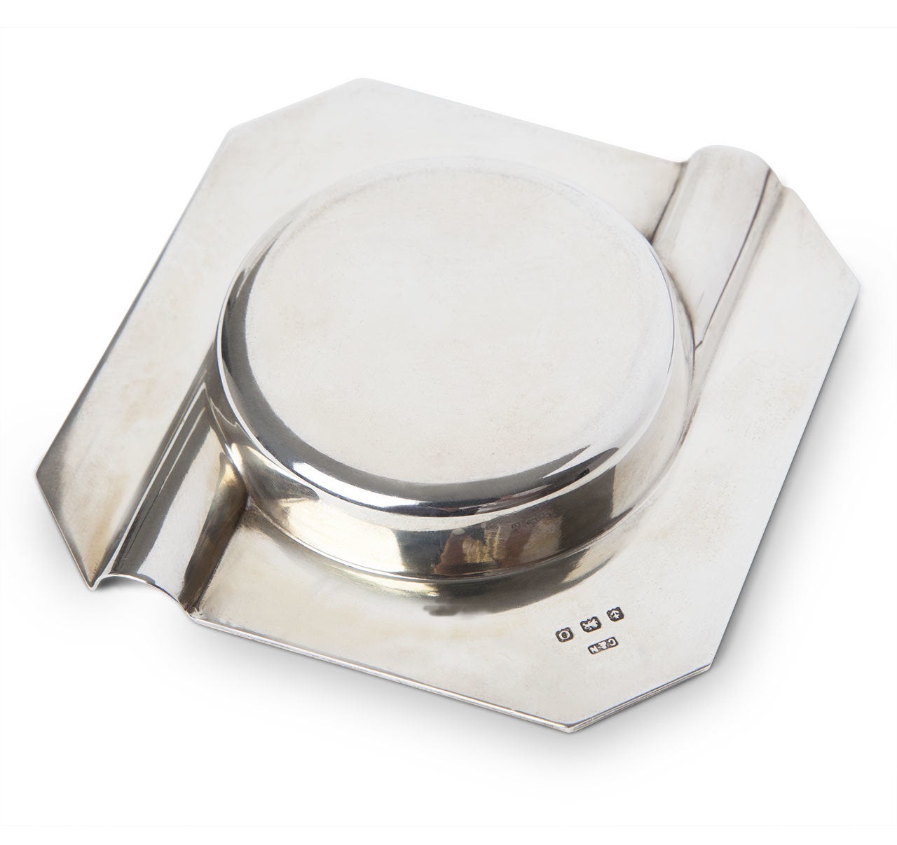 Sterling Silver Octagonal Ashtray