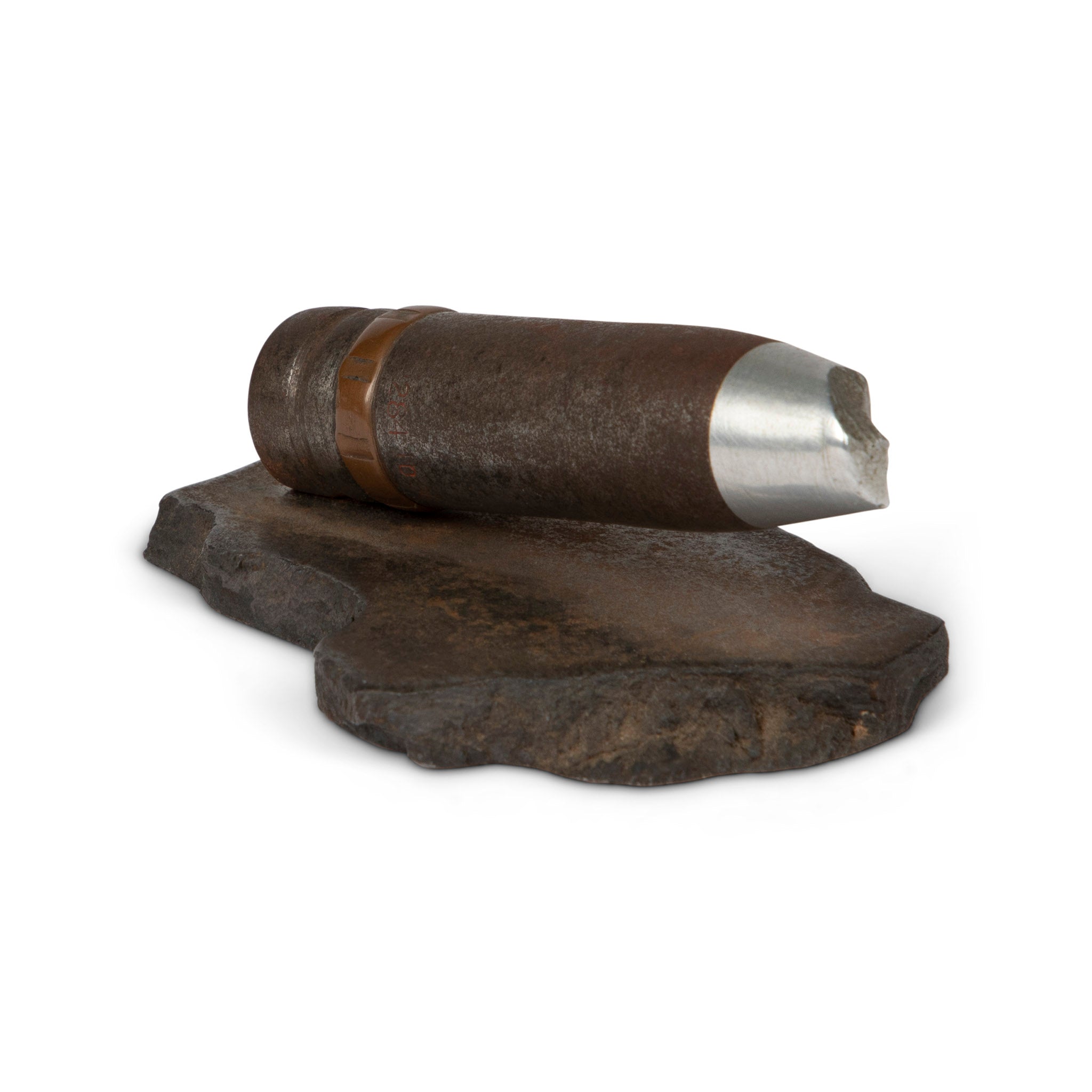 Trench Art Steel Cigar Paperweight