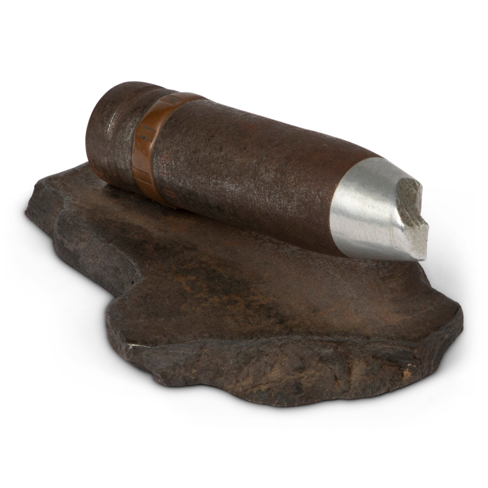 Trench Art Steel Cigar Paperweight