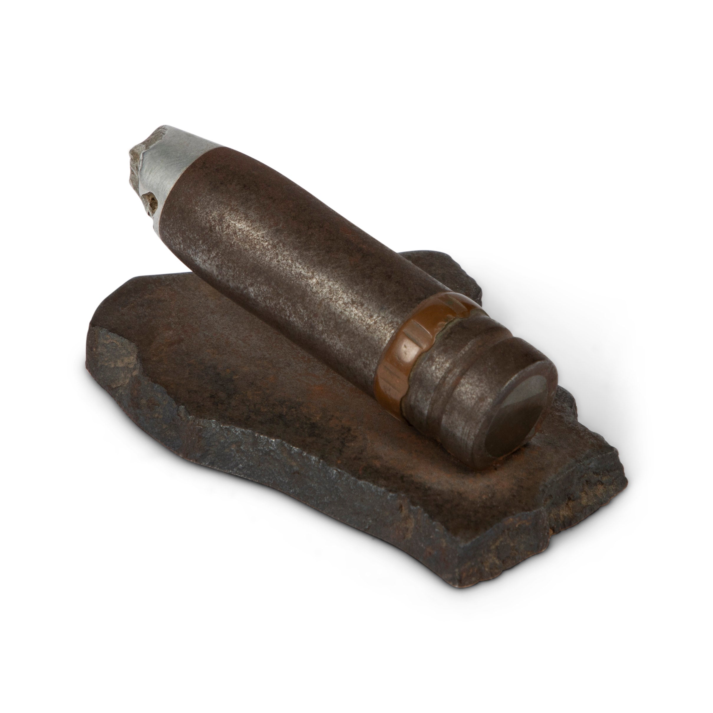 Trench Art Steel Cigar Paperweight