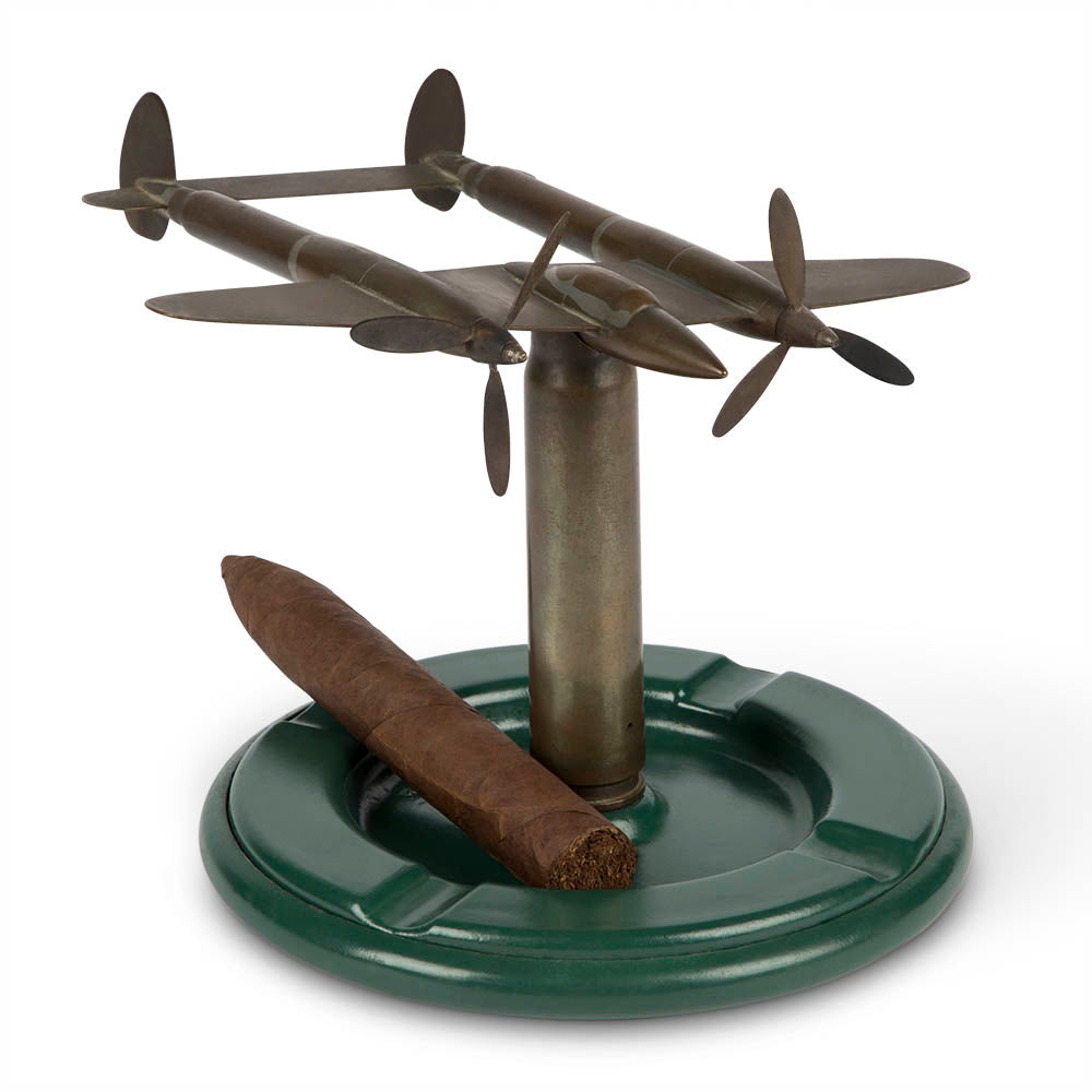 WWII 'Trench Art' Airplane Ashtray