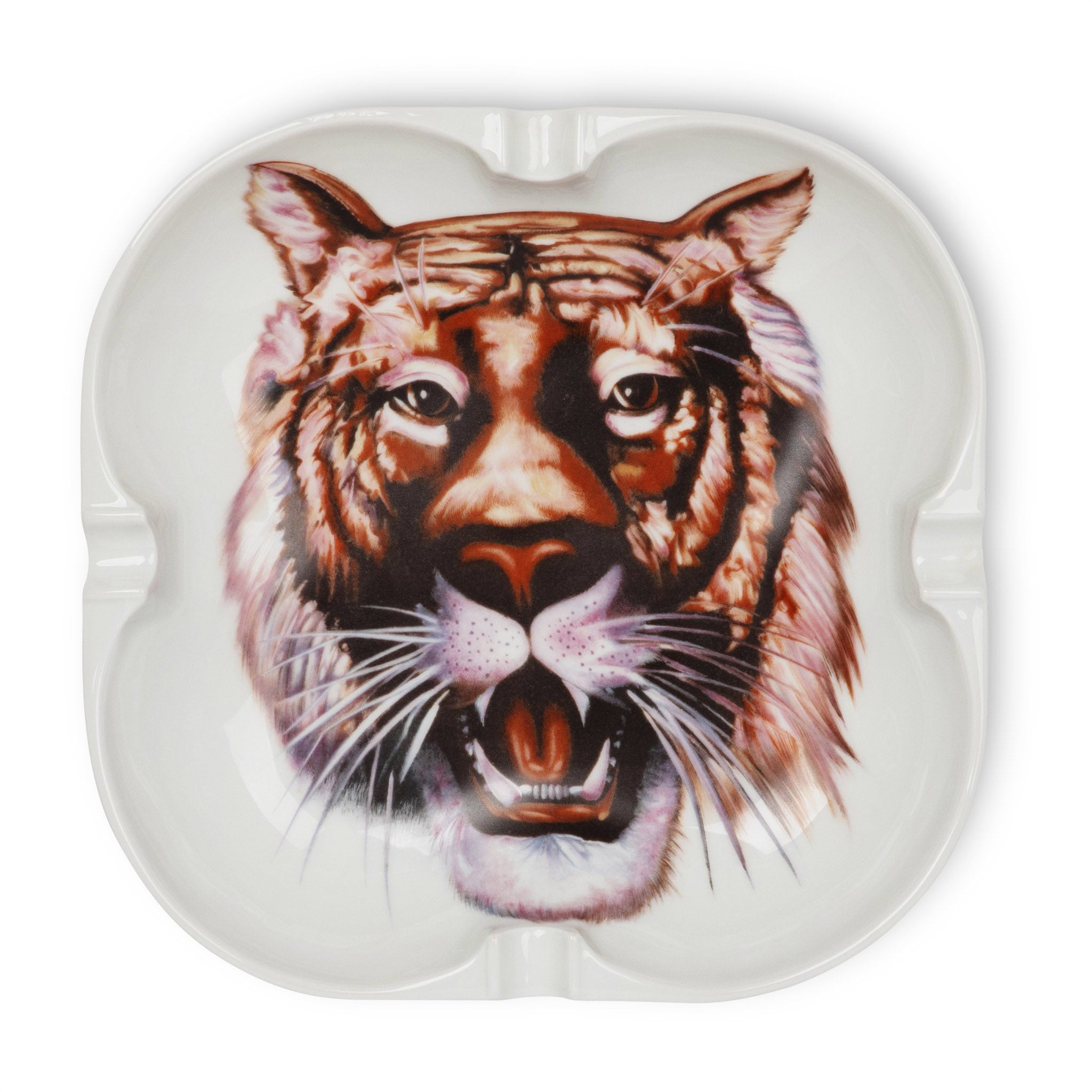 Vintage Tiger Cigar Porcelain Ashtray