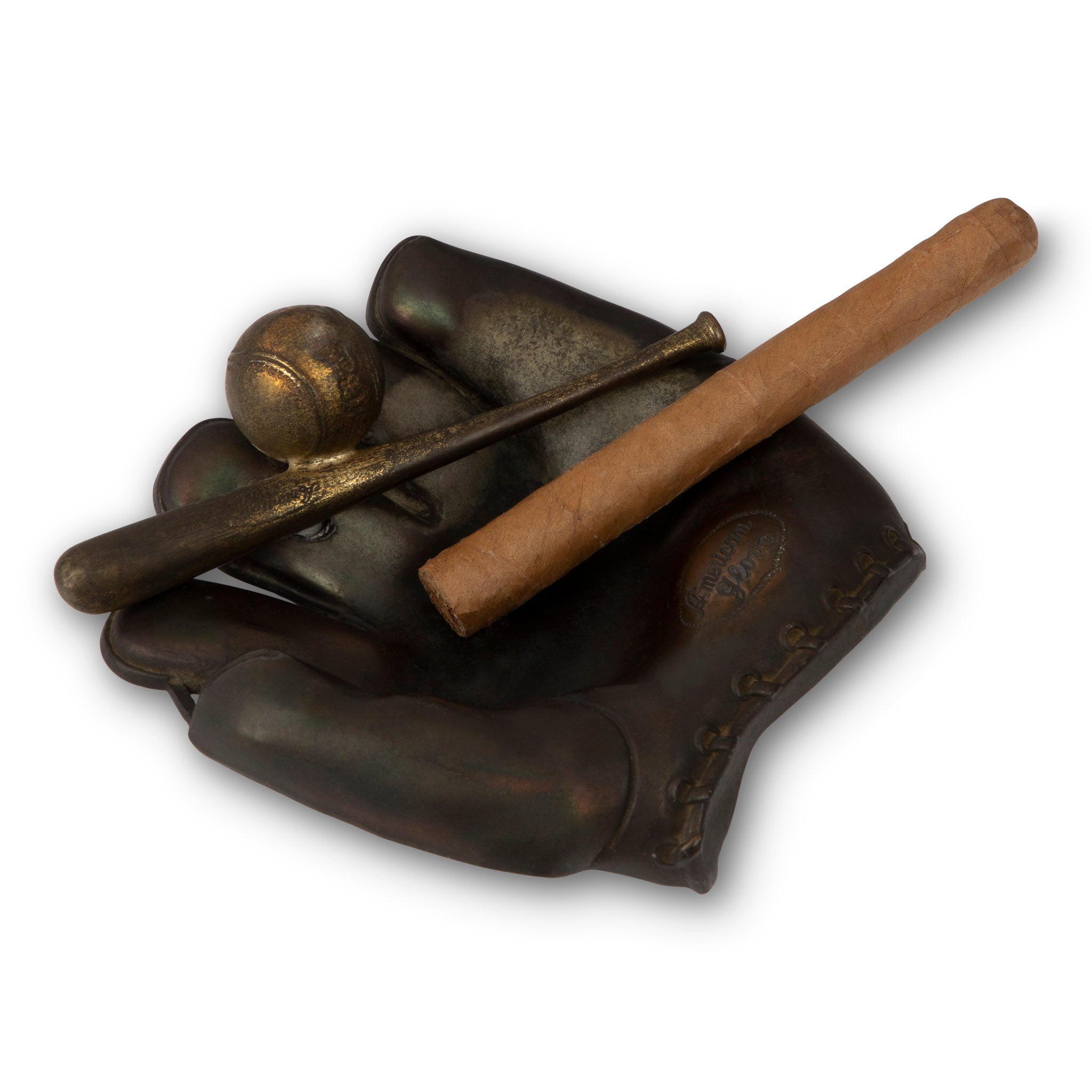 Vintage Baseball Glove Cigar Ashtray