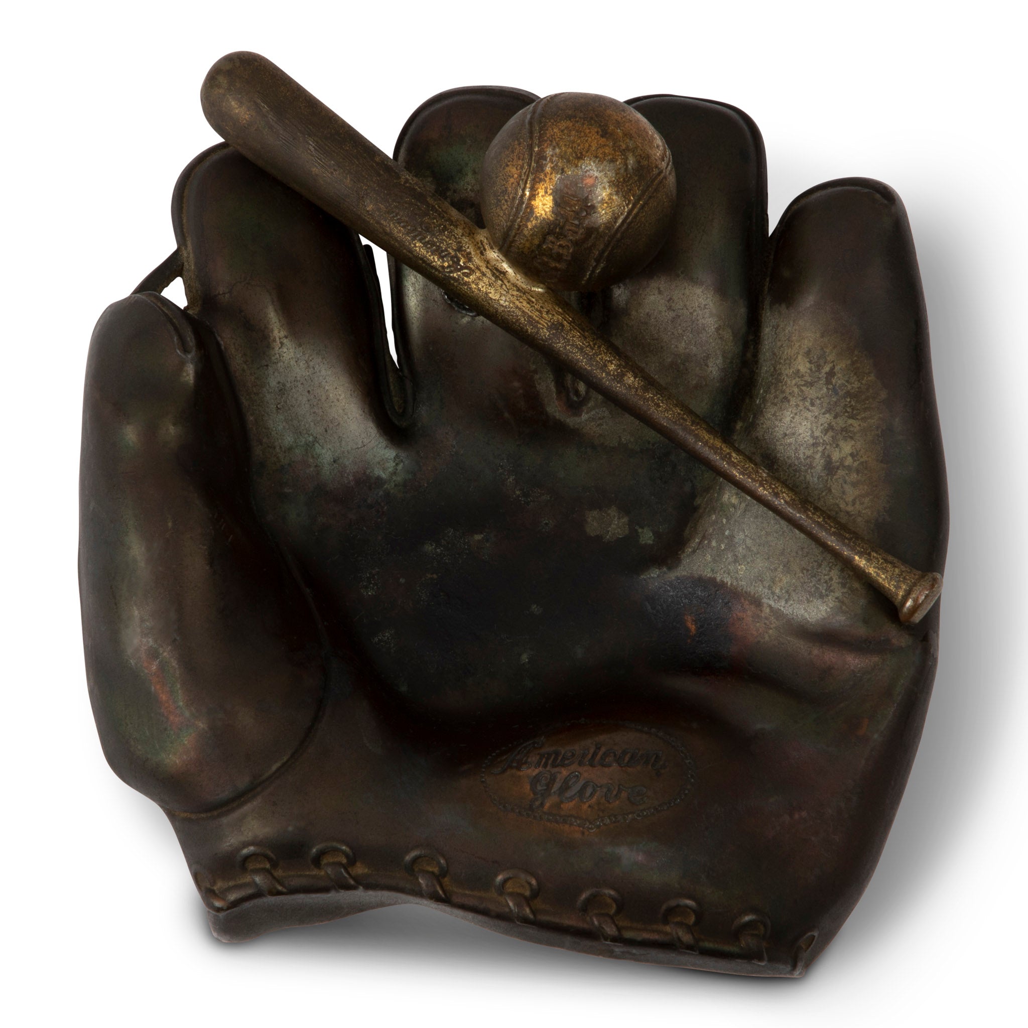Vintage Baseball Glove Cigar Ashtray