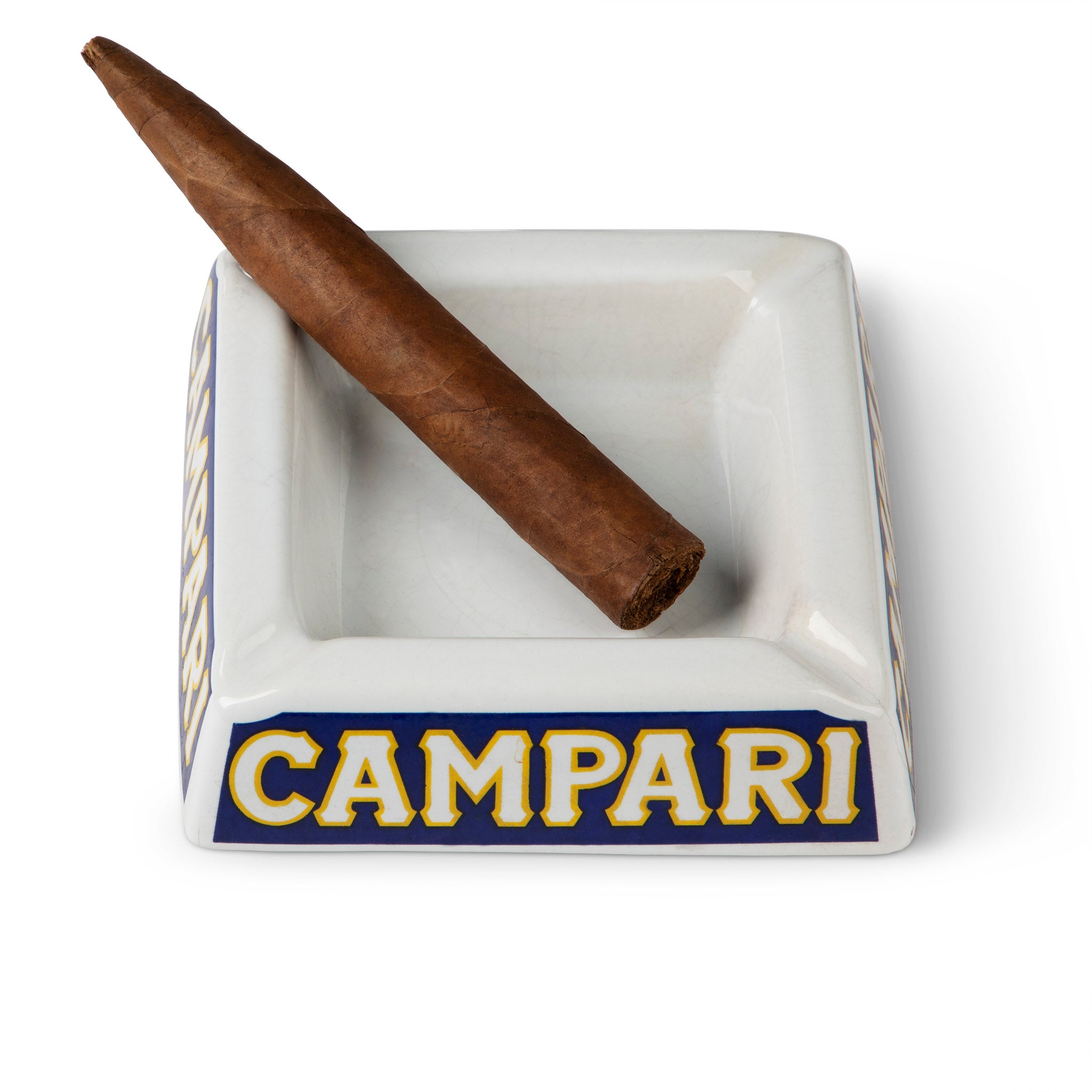 Vintage Campari Advertising Ashtray
