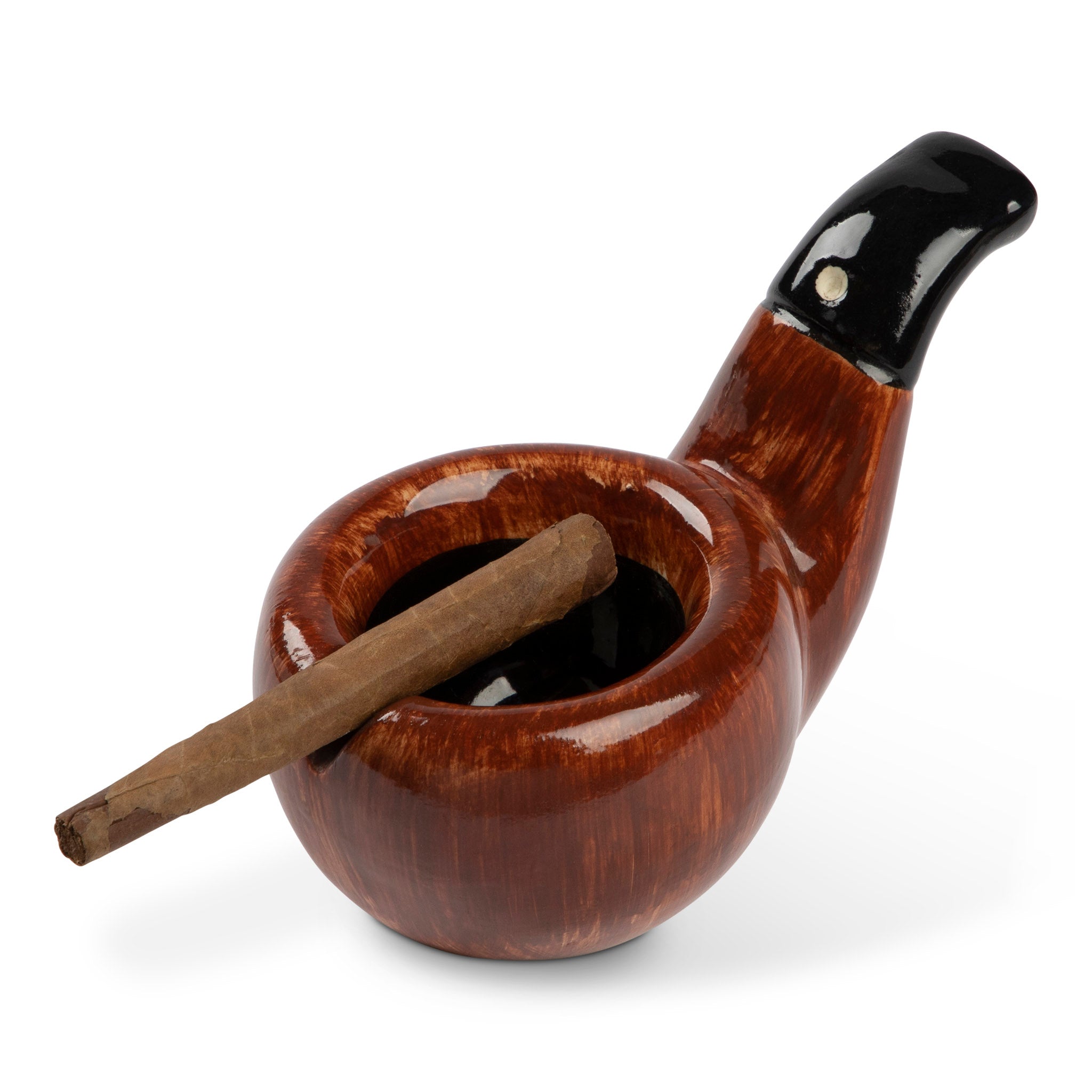 Vintage Dunhill Pipe Form Ashtray