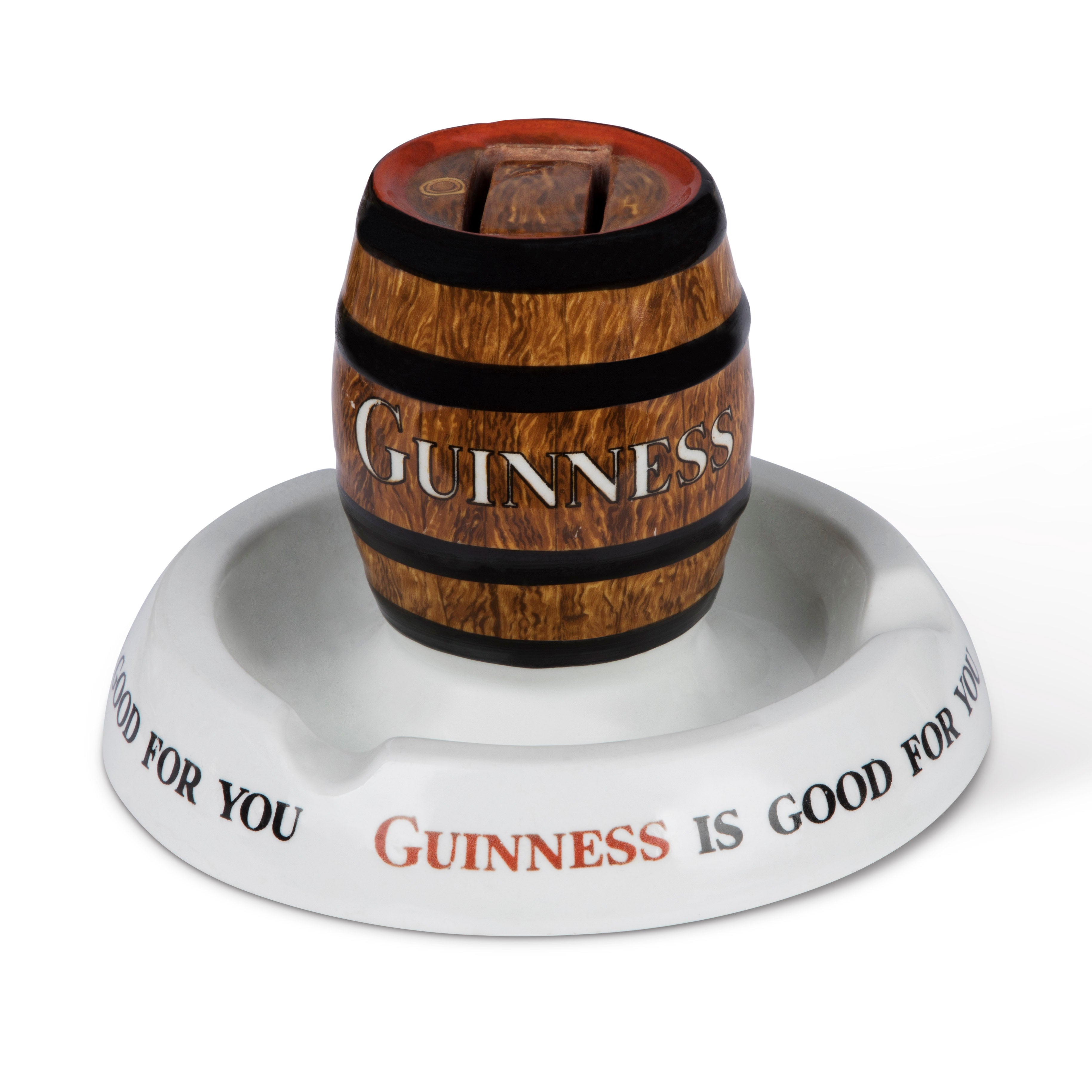 Vintage Guinness is Good For You Porcelain Cigar Ashtray