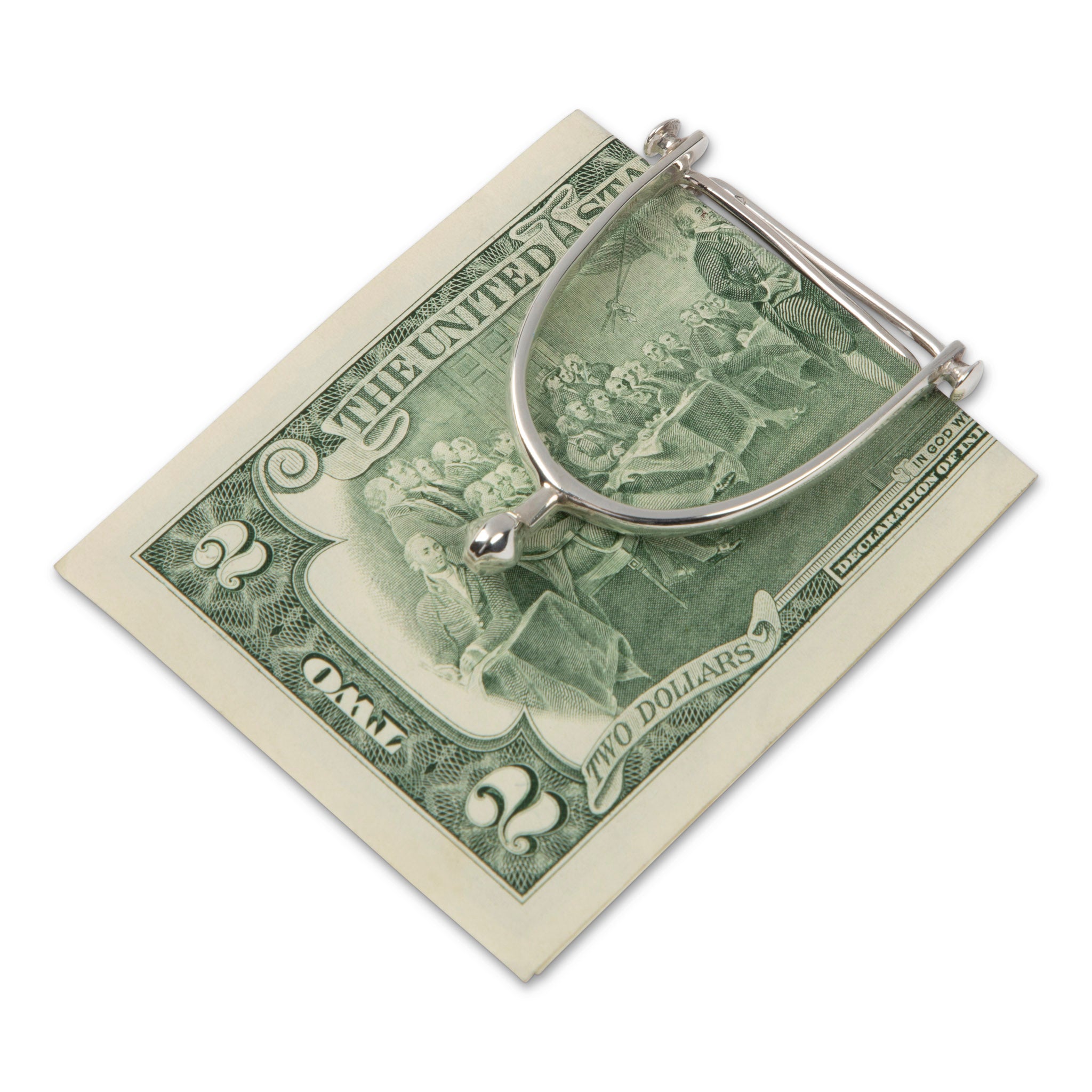 Vintage Hermès Sterling Stirrup Money Clip