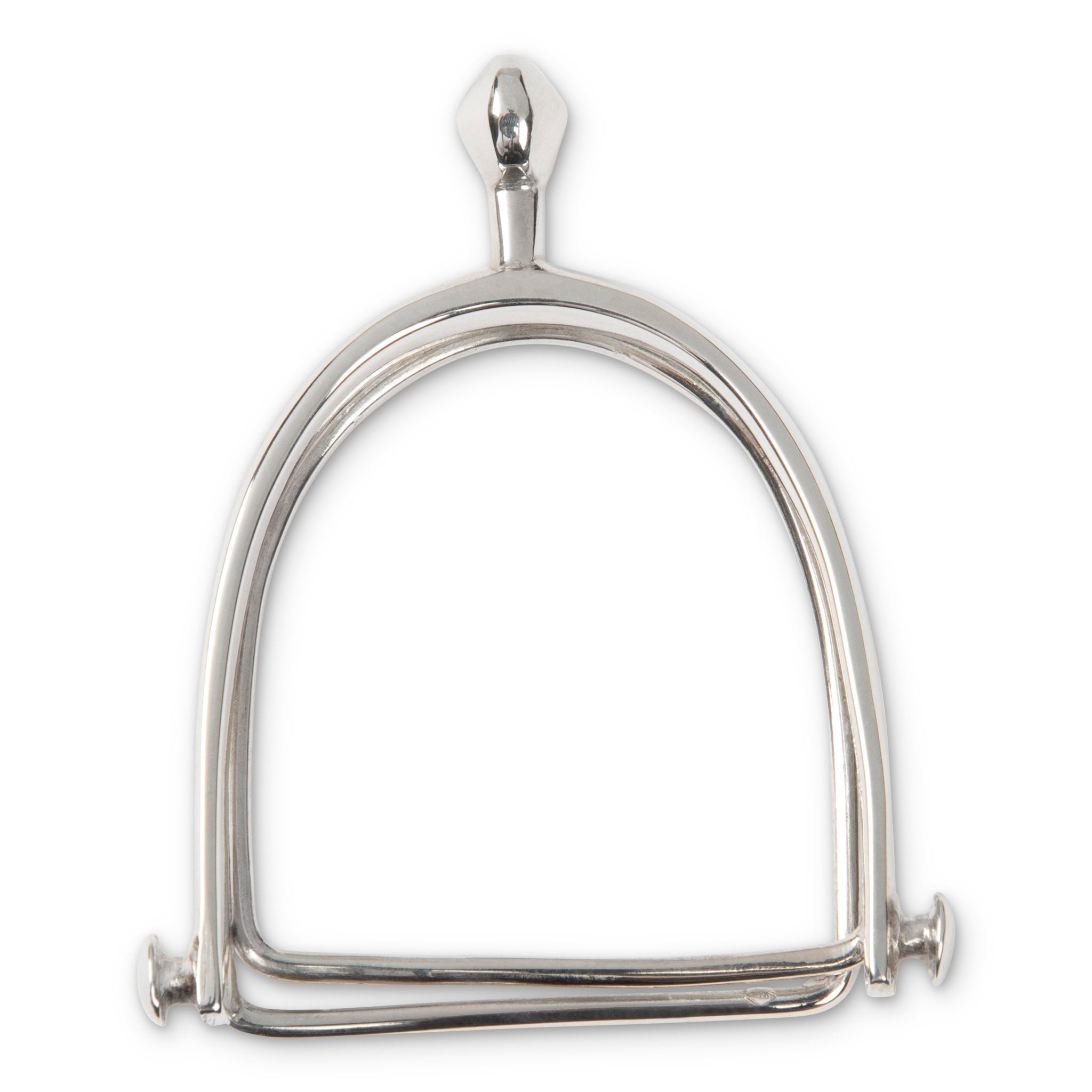 Vintage Hermès Sterling Stirrup Money Clip