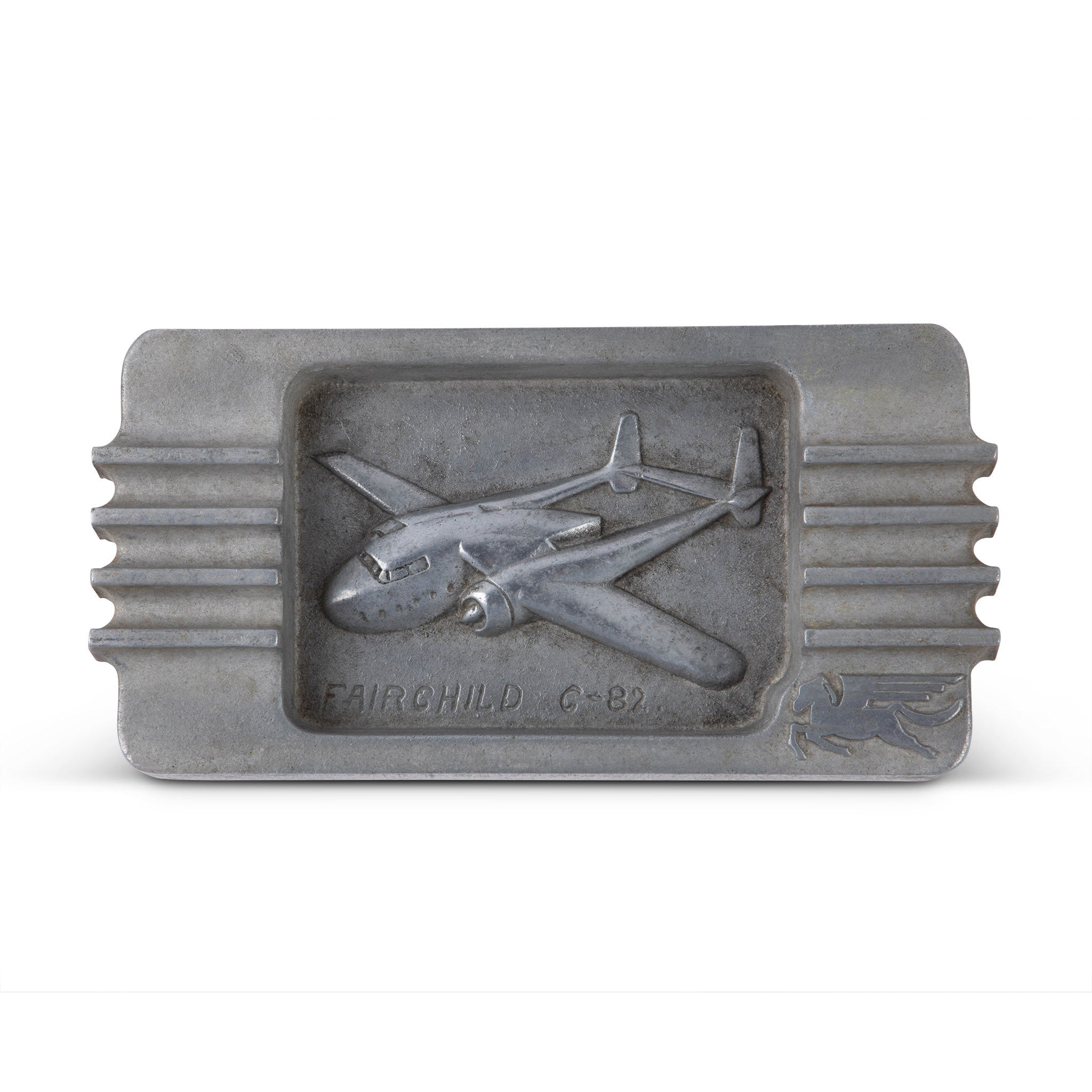 WWII Fairchild C-82 Packet Airplane Ashtray